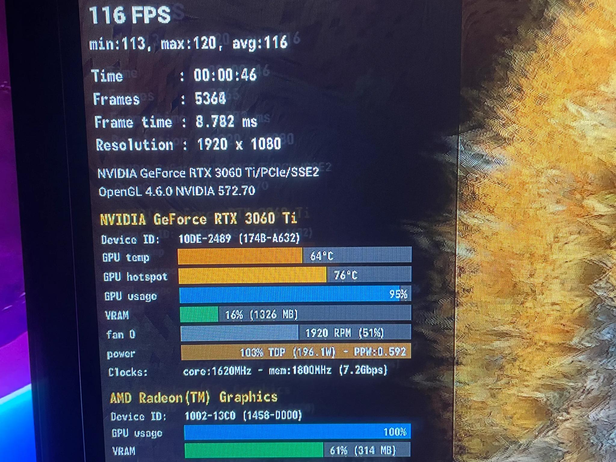 GeForce RTX 3060ti ACER Predator Prebuilt Model