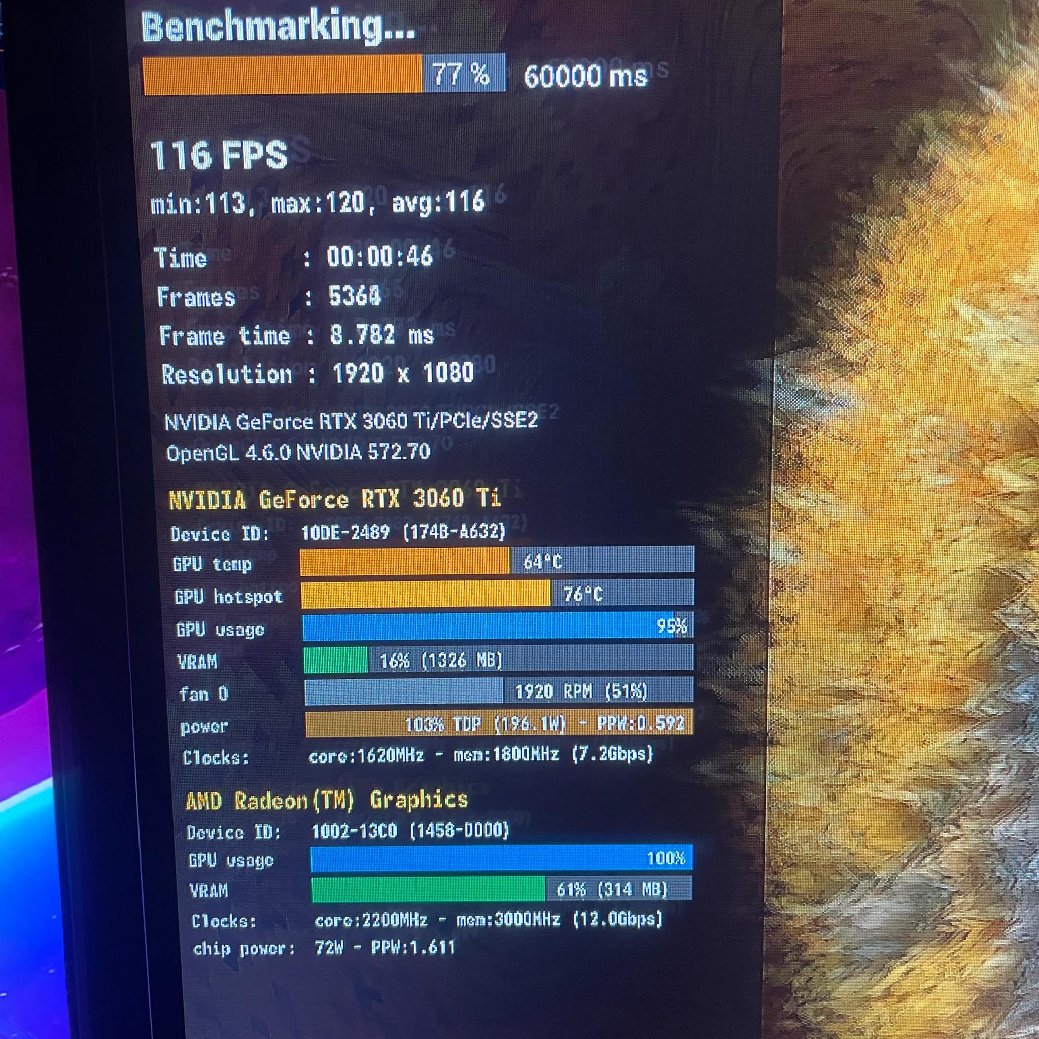 GeForce RTX 3060ti ACER Predator Prebuilt Model