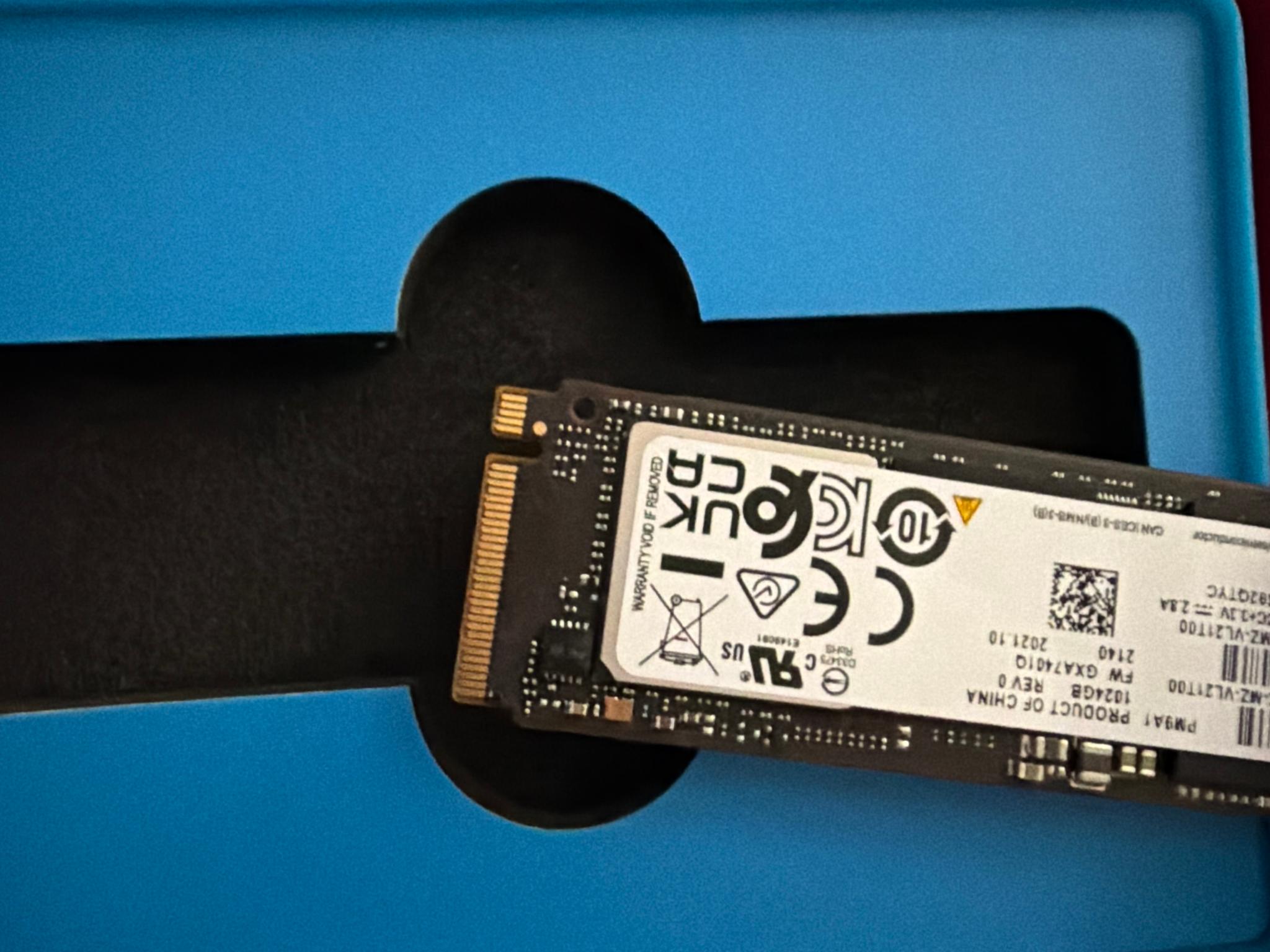 Samsung 1TB NVMe M.2 2280 SSD PM9A1