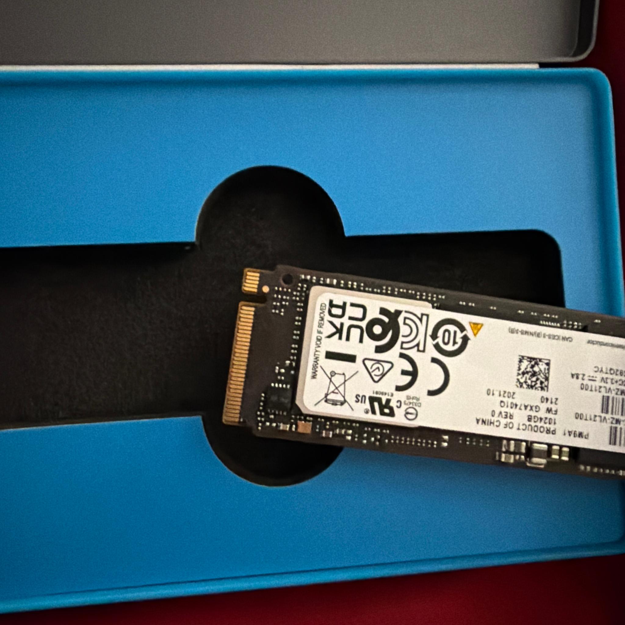 Samsung 1TB NVMe M.2 2280 SSD PM9A1