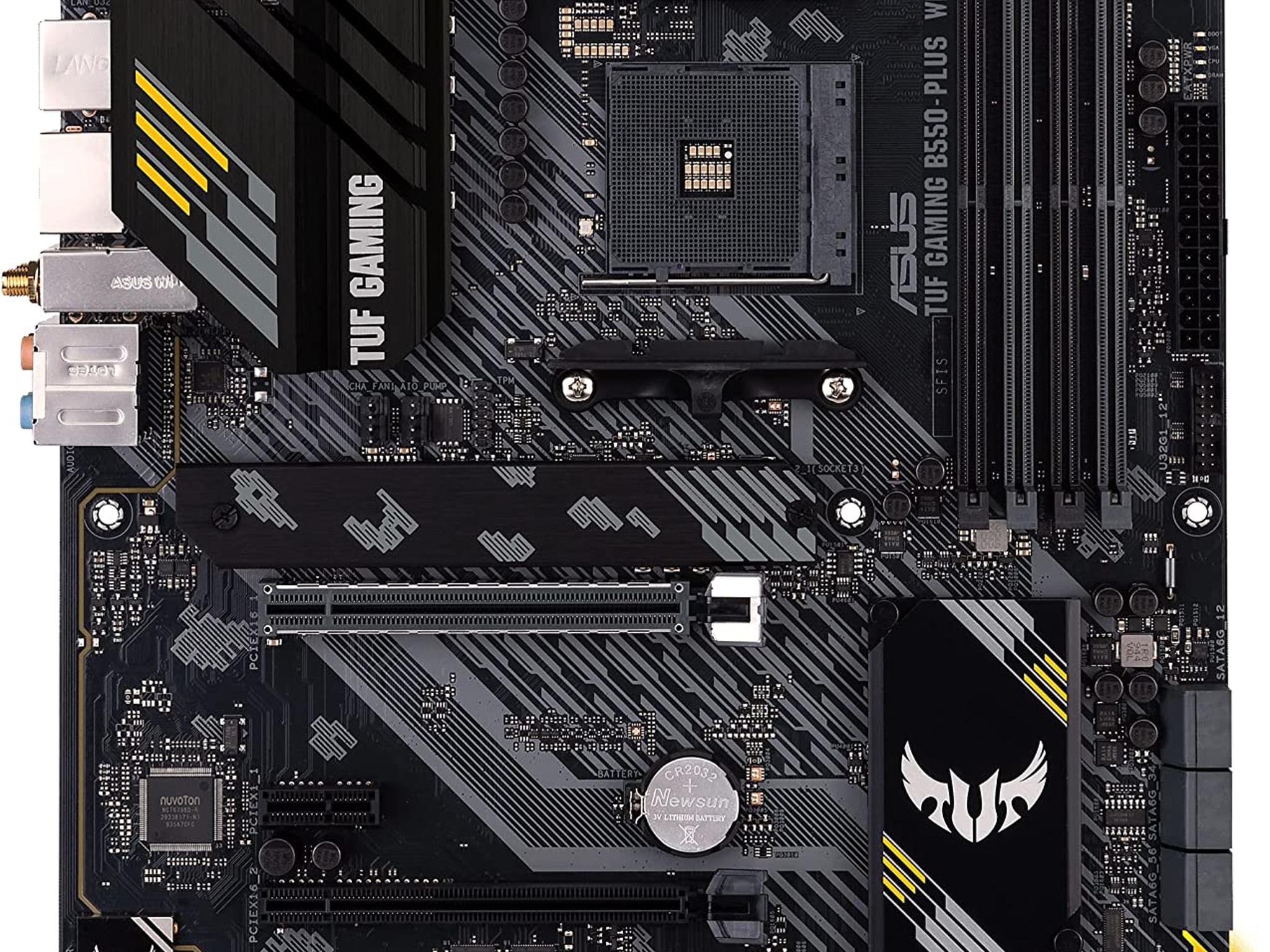 ASUS TUF GAMING B550-PLUS WIFI II AMD Socket AMD B550 ATX M.2 Desktop Motherboard A