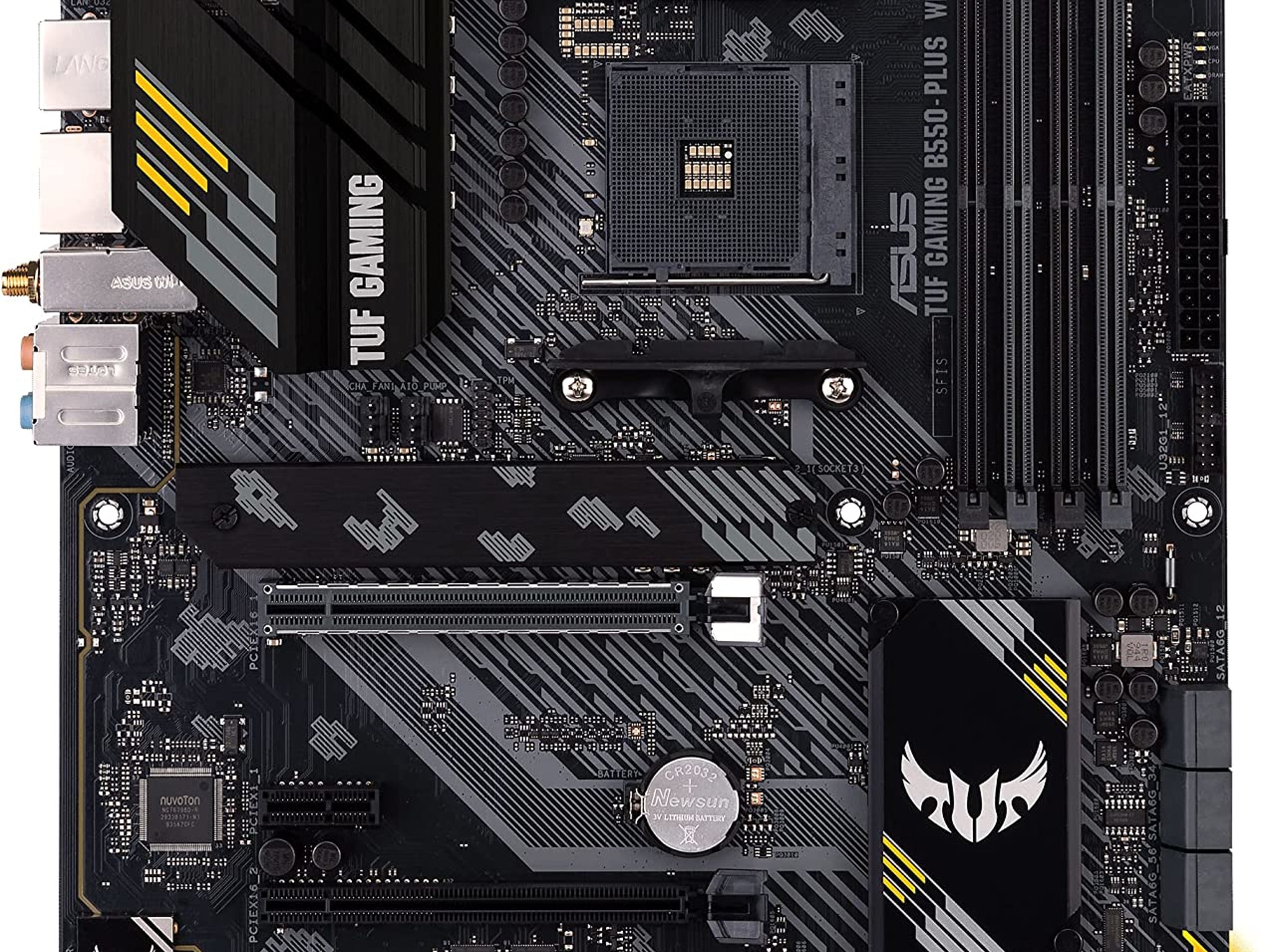 ASUS TUF GAMING B550-PLUS WIFI II AMD Socket AMD B550 ATX M.2 Desktop Motherboard A