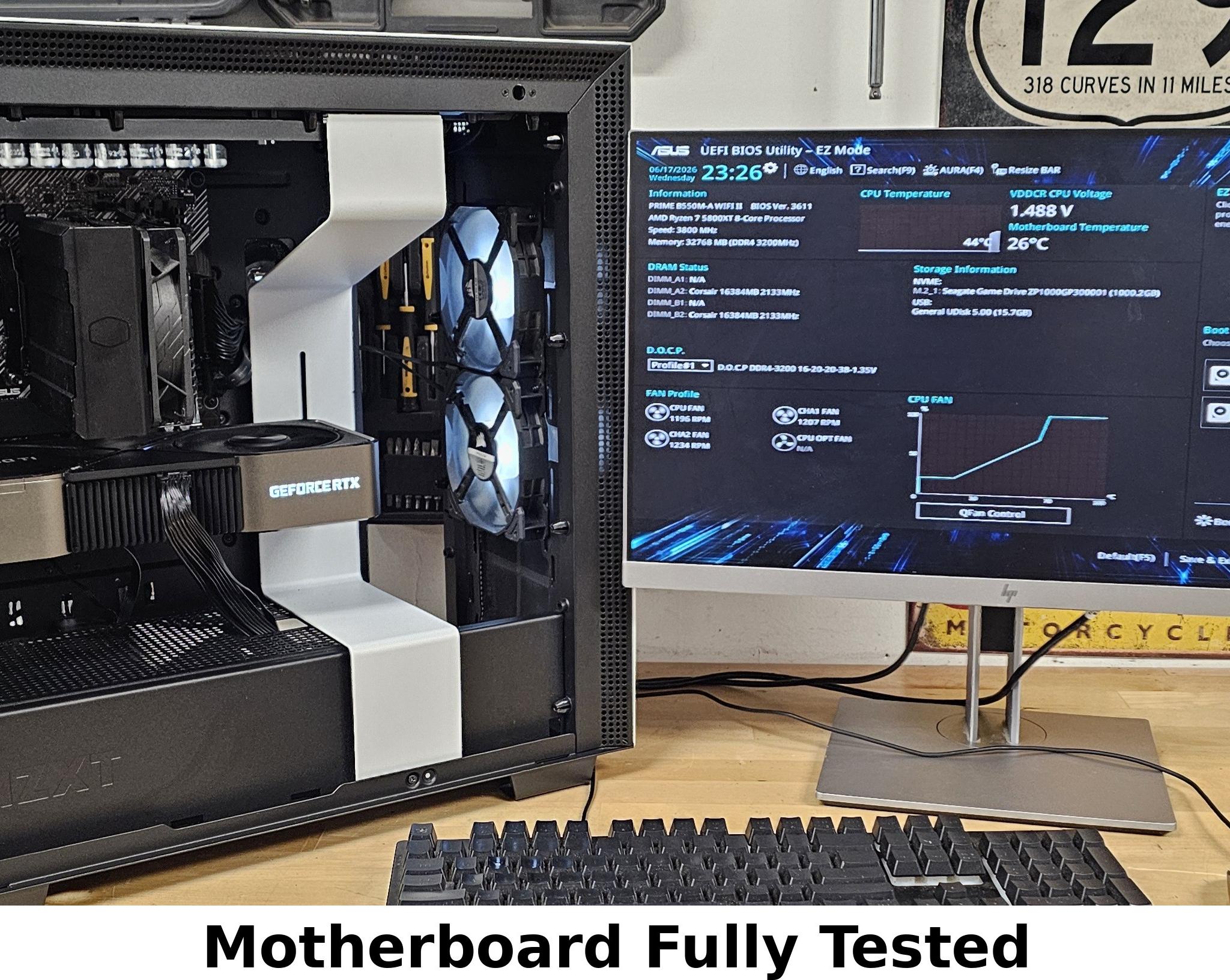 ASUS PRIME B550M-A WIFI II AMD AM4 DDR4 mATX Motherboard