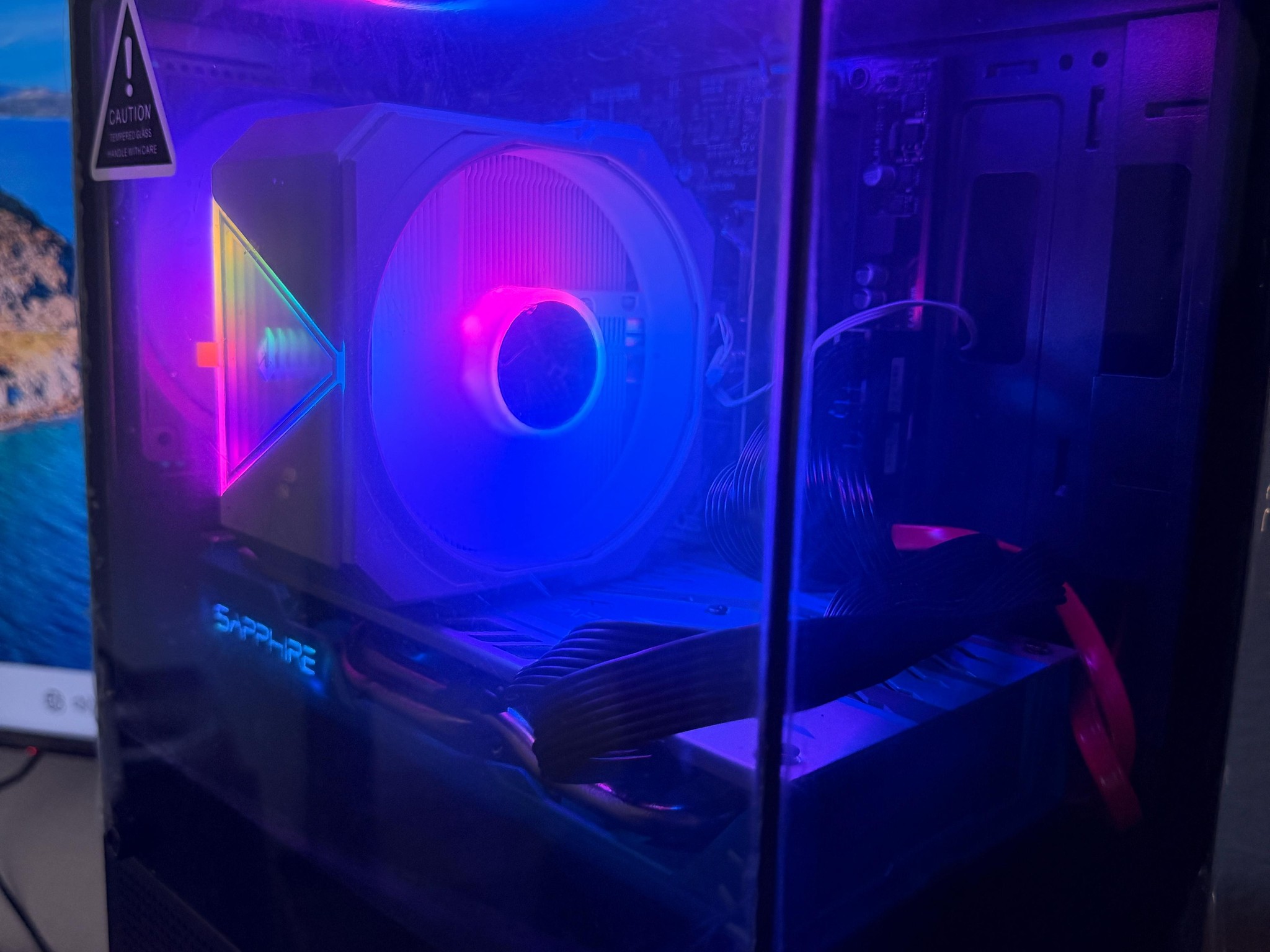 Gaming PC Ryzen 5 3600 RX 580 8GB 16GB RAM 240GB SSD + 1TB HDD WiFi RGB Win11