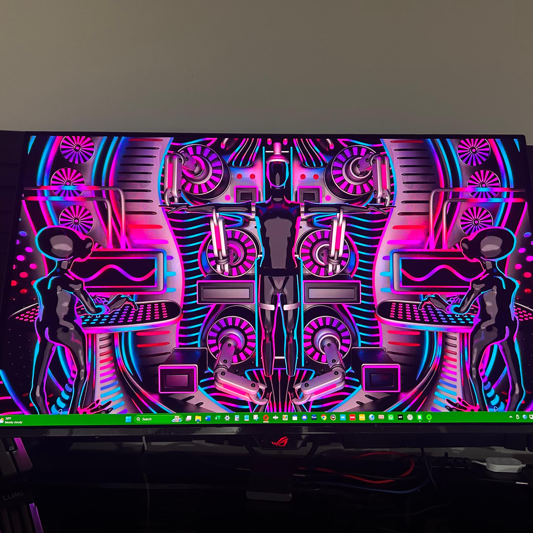 ASUS ROG QD-OLED 32" 4K (3840 x 2160) 165Hz Gaming Monitor (XG32UCDS) (Less than three days used!)