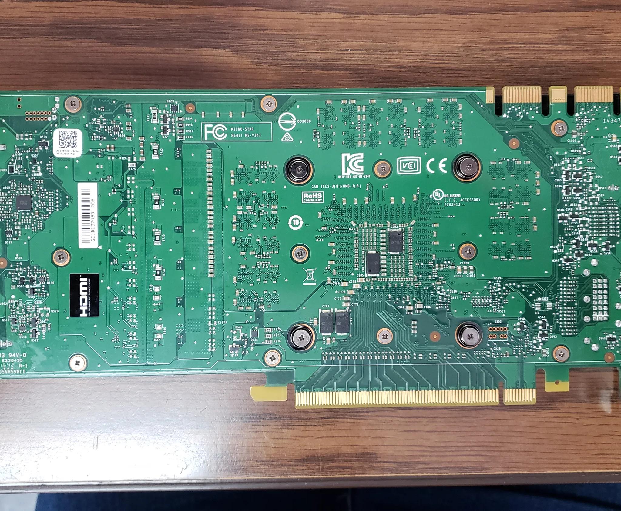 MSi GTX 1070 graphics card