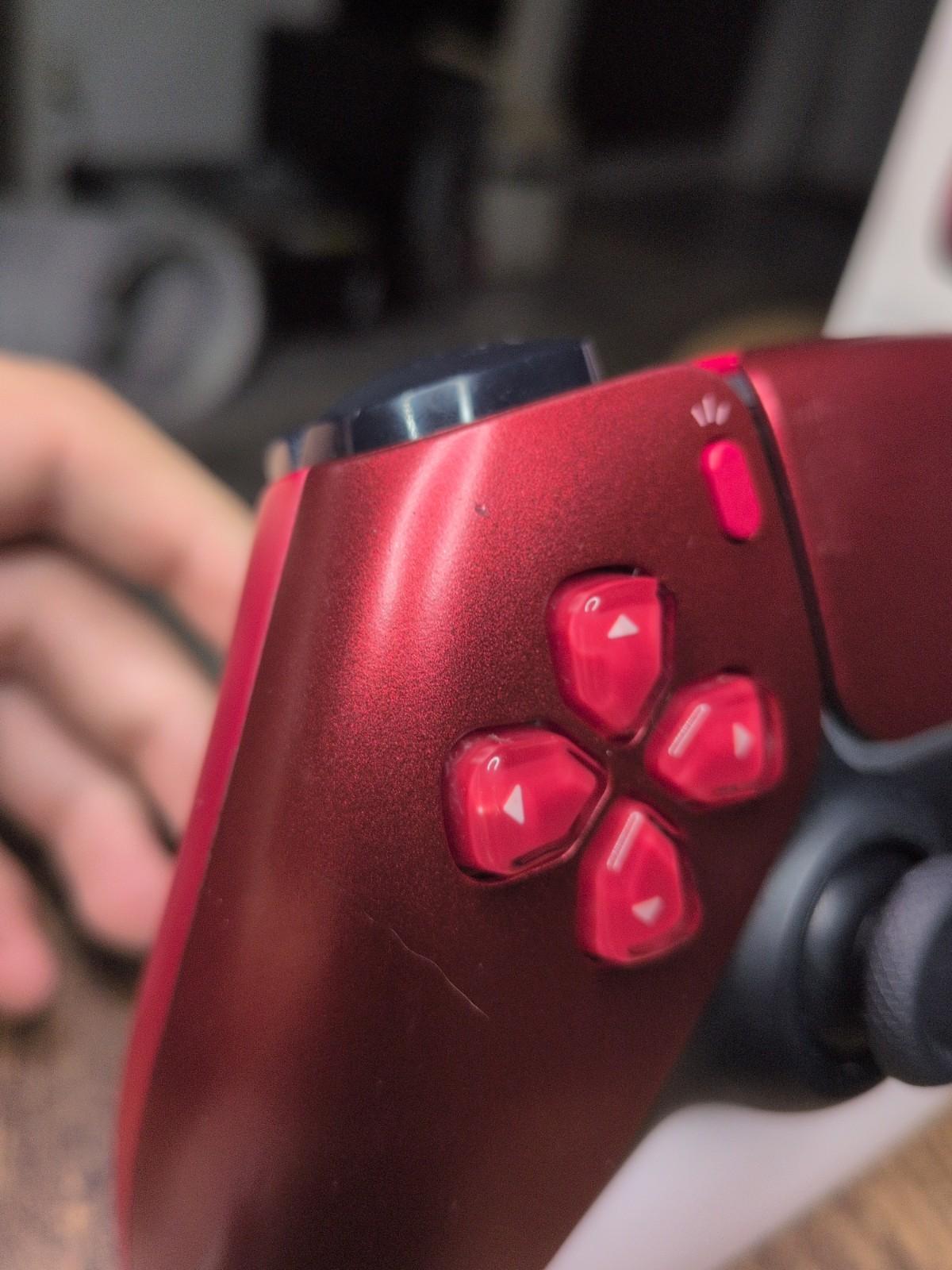 PlayStation 5 DualSense Wireless Controller- Volcanic Red Ksilver TMR JOYSTICKS