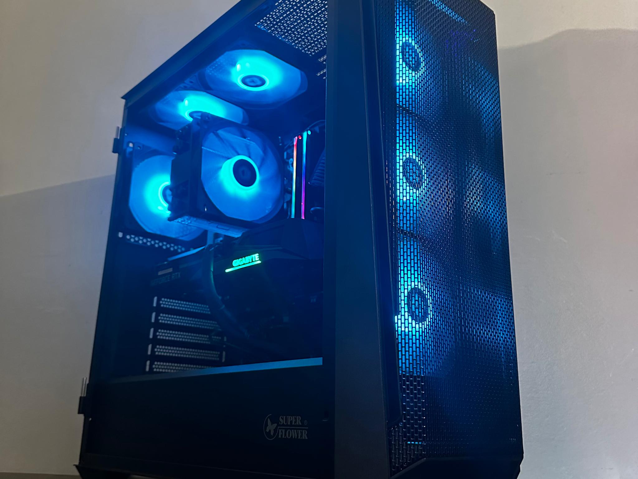 Gaming PC (Ryzen 5 5600 + RTX 3060 12GB + 32GB RGB RAM)