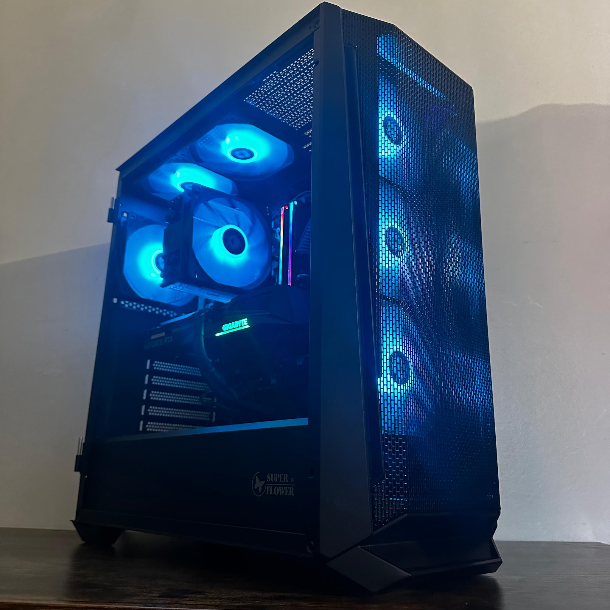 Gaming PC (Ryzen 5 5600 + RTX 3060 12GB + 32GB RGB RAM)