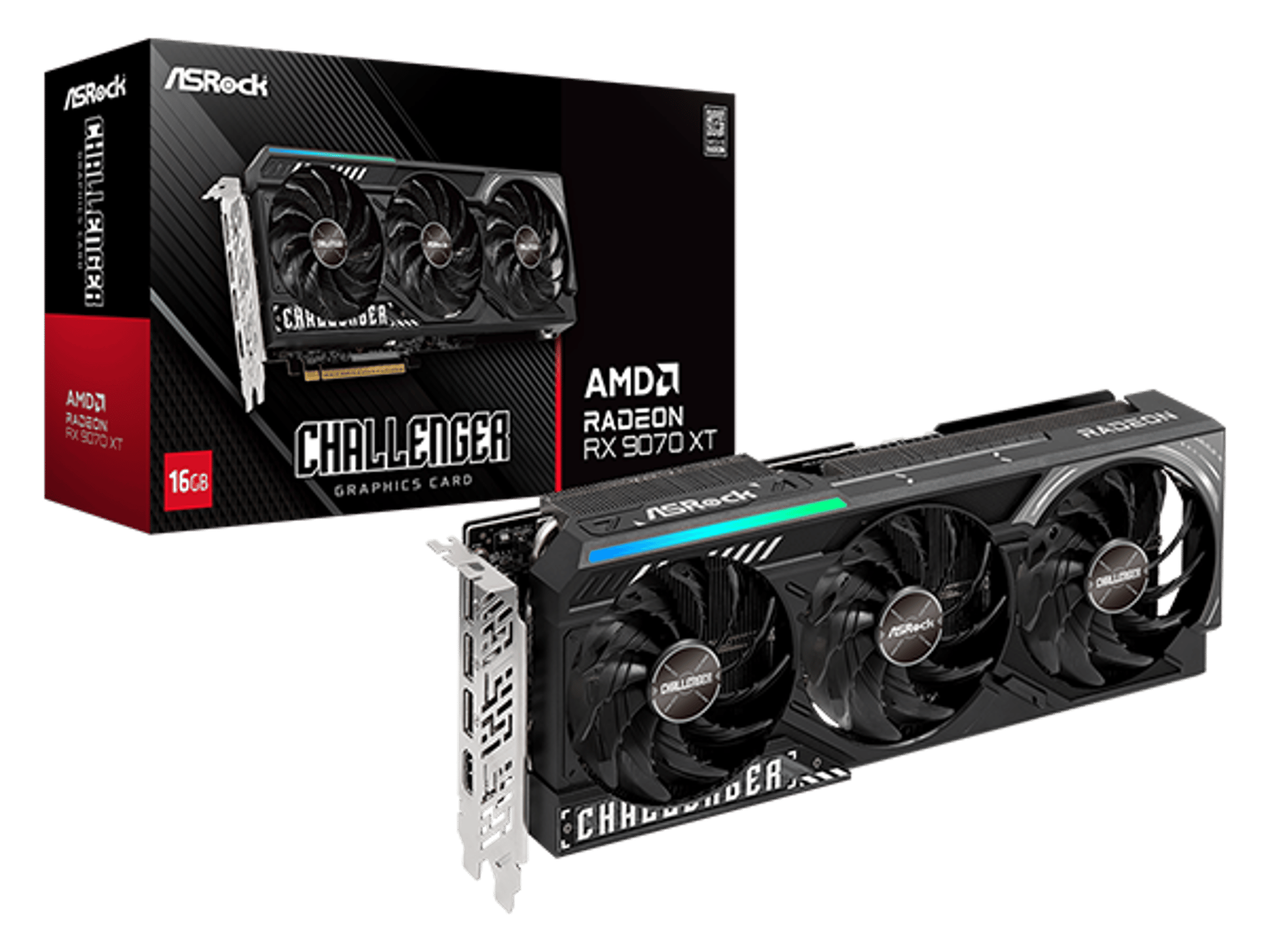 ASRock Radeon RX 9070 XT Challenger 16GB OC