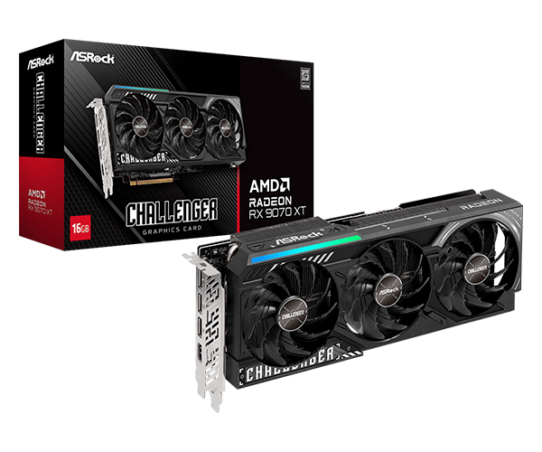 ASRock Radeon RX 9070 XT Challenger 16GB OC