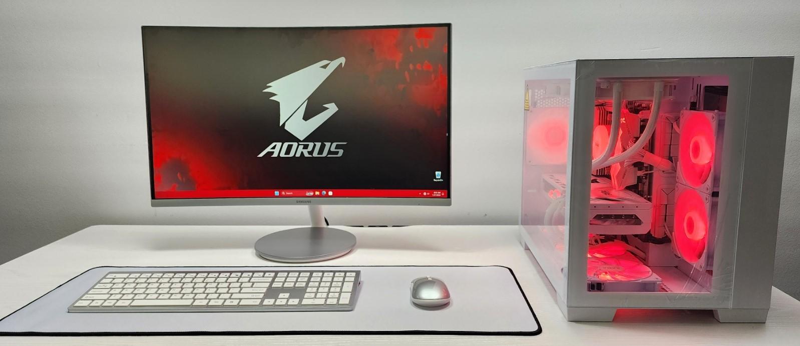 WHITE ALL AMD 1440P/4K GAMING PC - READ DESCRIPTION!!!