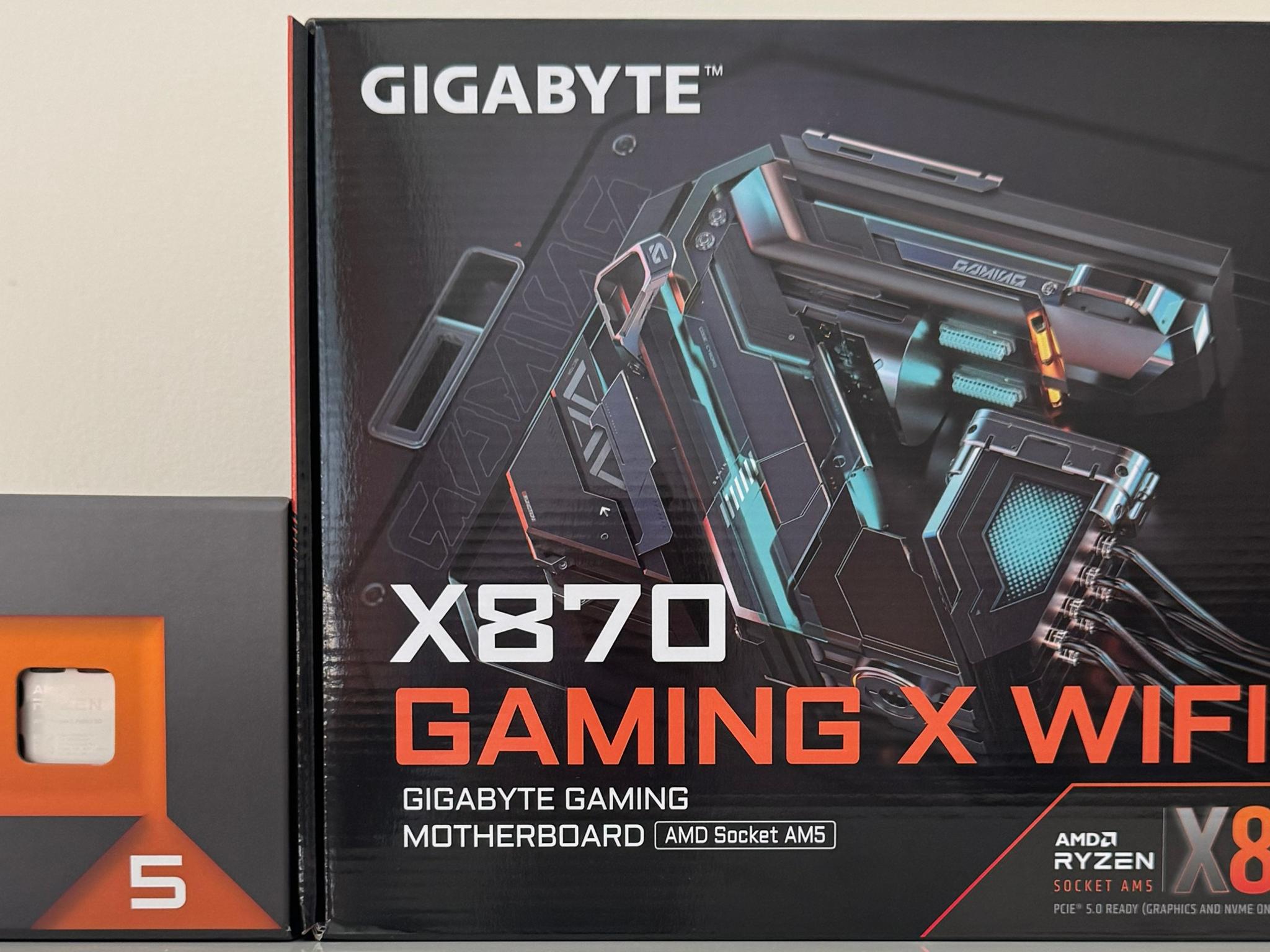 AMD Ryzen 5 7600X3D CPU + GIGABYTE X870 GAMING X WIFI7 AM5 ATX Motherboard Combo