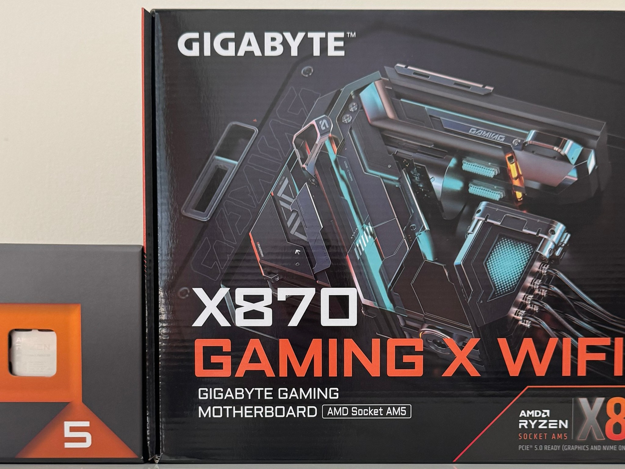 AMD Ryzen 5 7600X3D CPU + GIGABYTE X870 GAMING X WIFI7 AM5 ATX Motherboard Combo