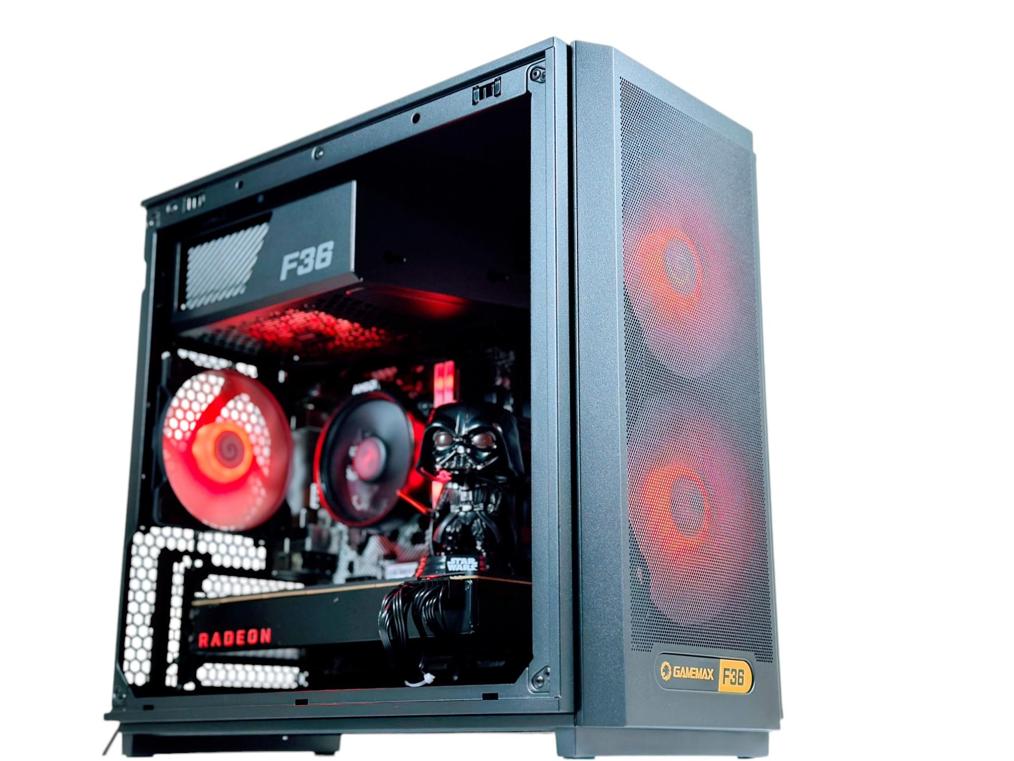 ⚫🤖⚔️Gaming PC🌌AMD RX VEGA 64 8GB🌌AMD Ryzen 2600 6 core🌌16GB DDR4🌌512GB SSD