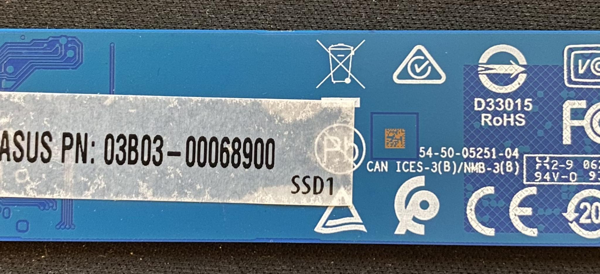 Western Digital SN530 512GB NVMe m.2 SSD
