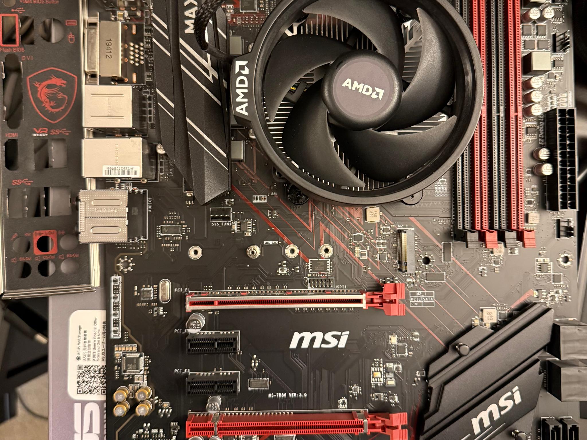 MSI B450 GAMING PLUS MS-7B86 AM4 DDR4