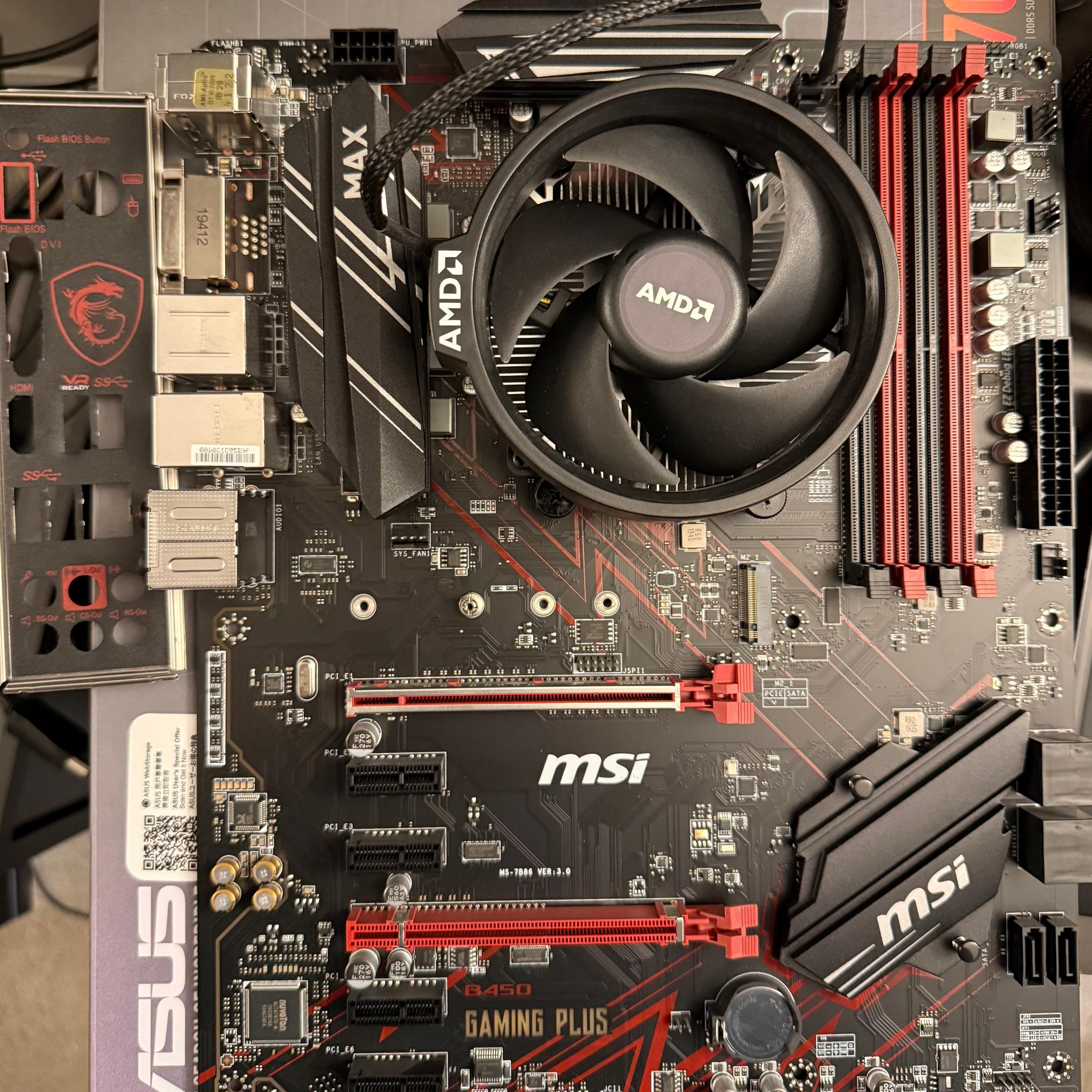 MSI B450 GAMING PLUS MS-7B86 AM4 DDR4
