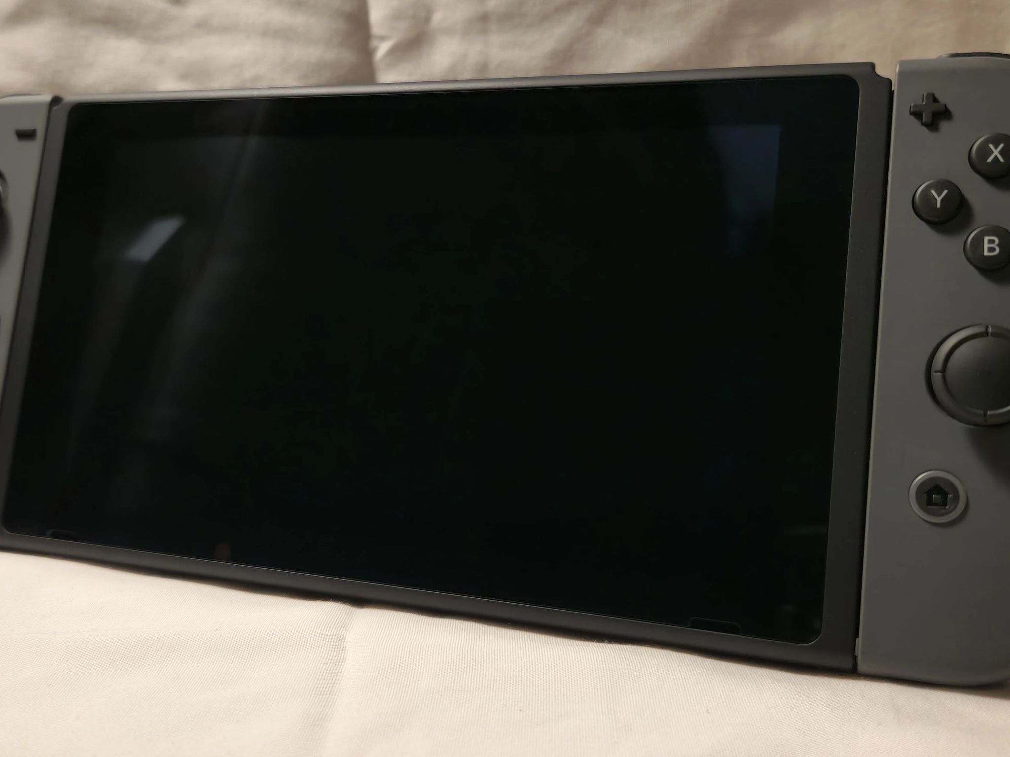 Nintendo Switch Black/Grey Used but Like New With Carrying Case