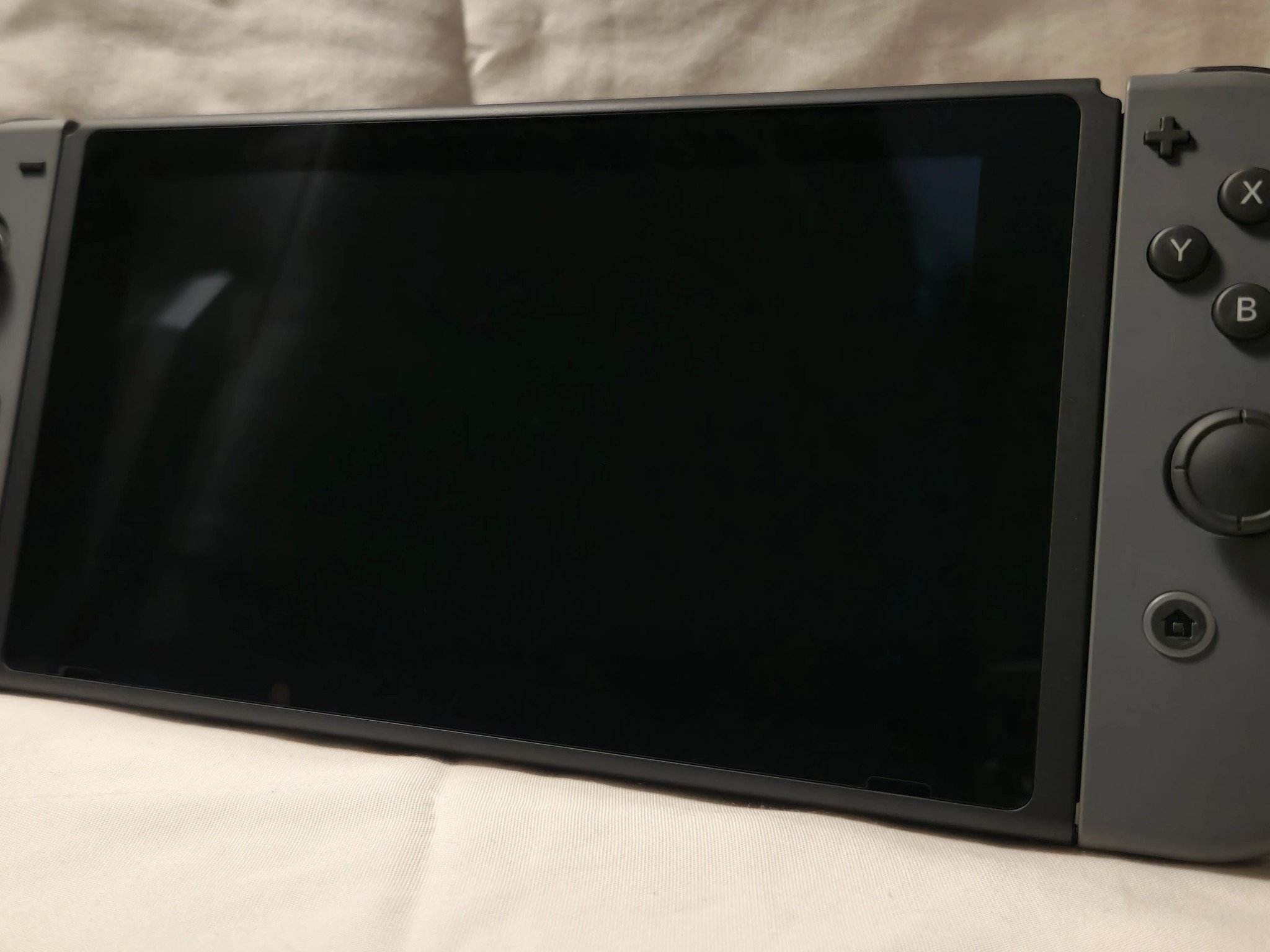 Nintendo Switch Black/Grey Used but Like New With Carrying Case