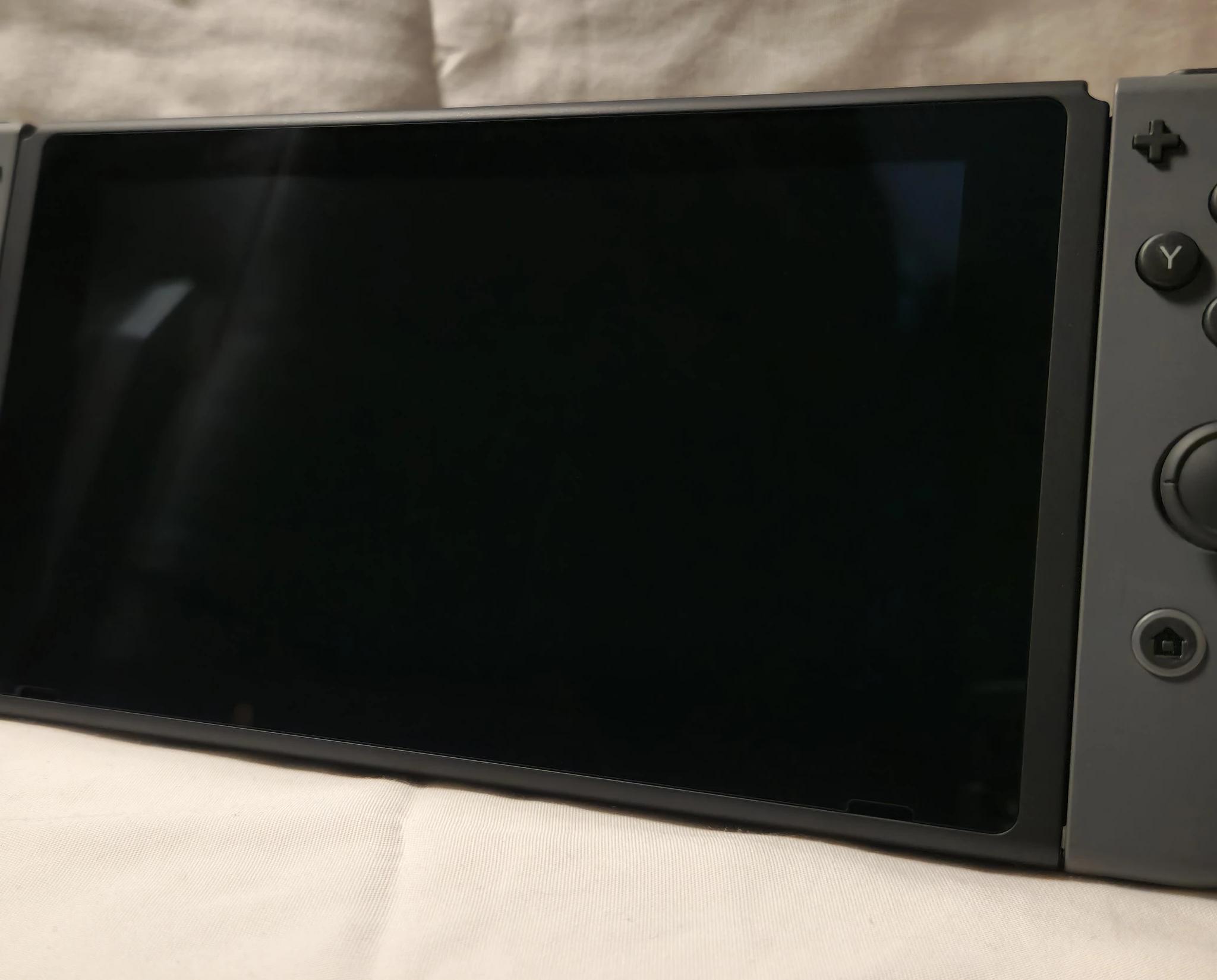 Nintendo Switch Black/Grey Used but Like New With Carrying Case
