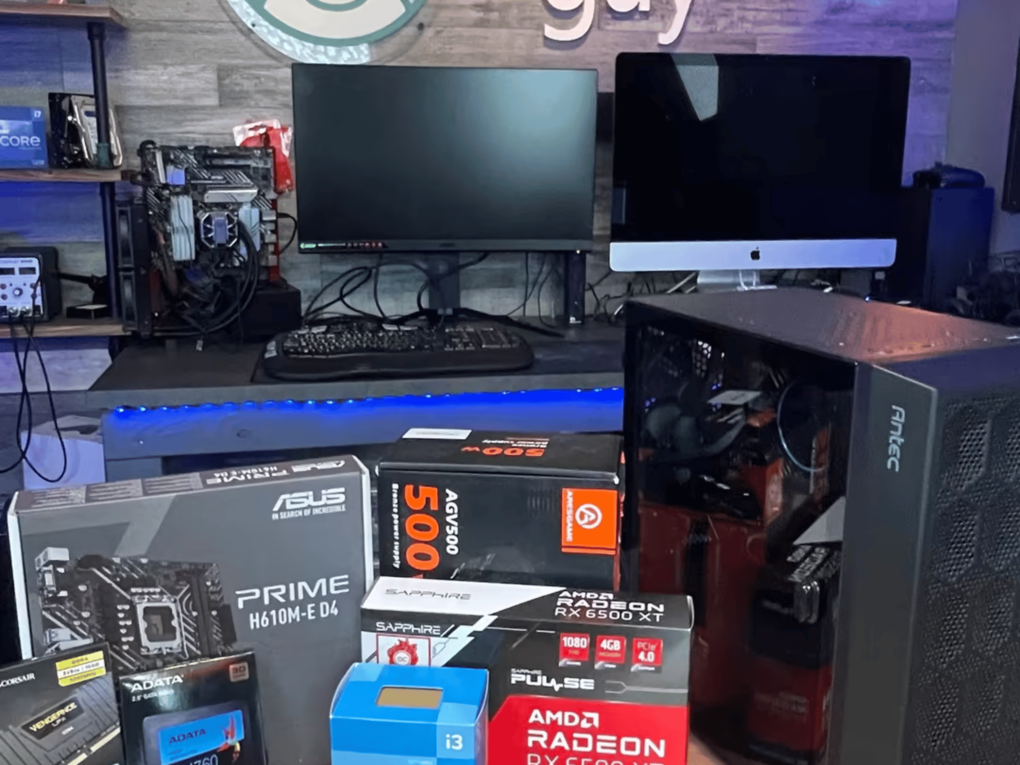 NEW 12100F / RX6500 XT / 16GB NON-RGB ENTRY LEVEL PC