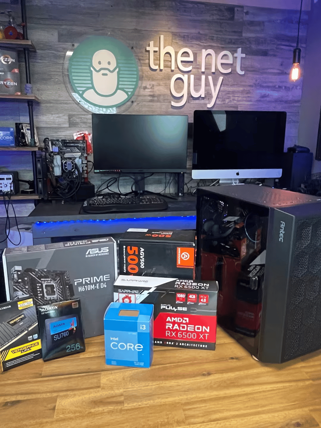 NEW 12100F / RX6500 XT / 16GB NON-RGB ENTRY LEVEL PC