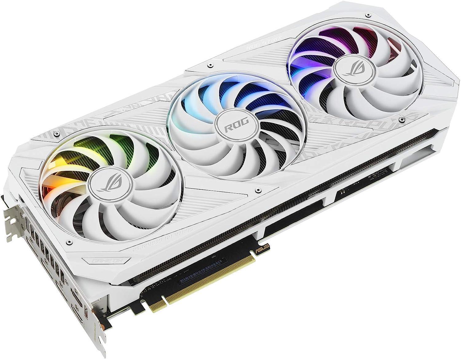 ASUS GeForce RTX 3090 24GB White OC GDDR6X Video Graphics Card GPU