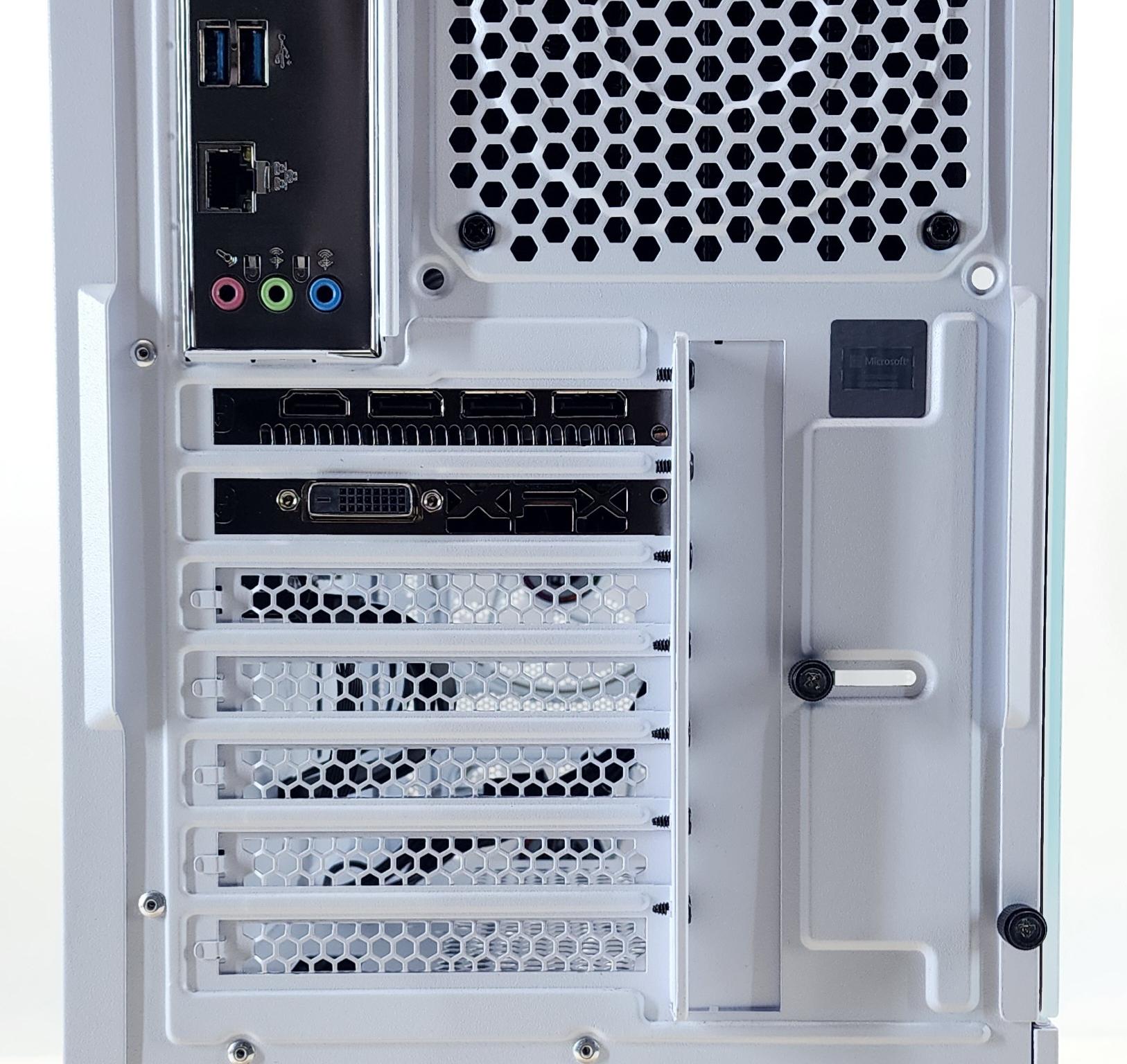 Gaming PC i7-5930K 16GB RAM 128GB SSD + 1TB HDD RX 580 8GB Windows 11 Computer
