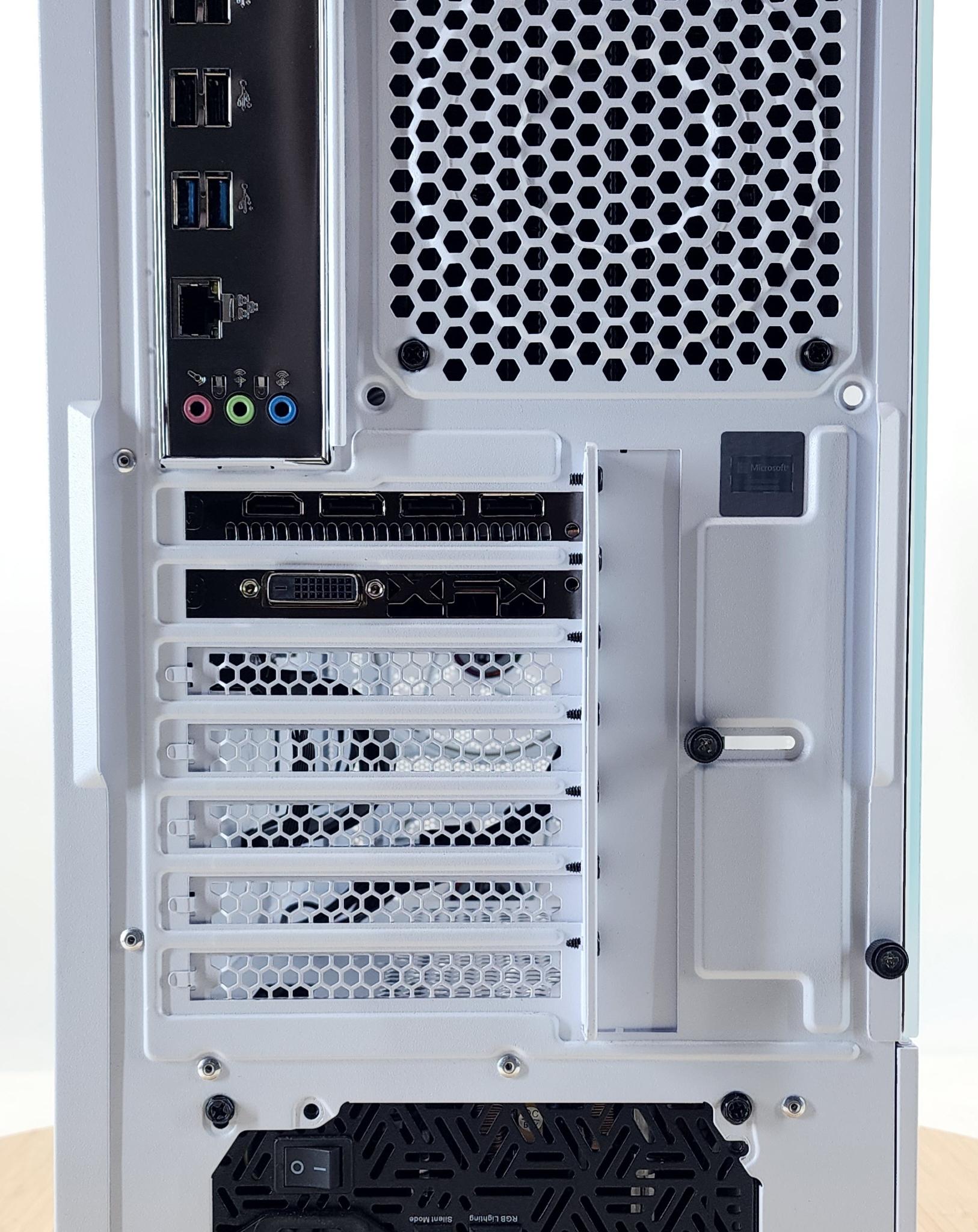 Gaming PC i7-5930K 16GB RAM 128GB SSD + 1TB HDD RX 580 8GB Windows 11 Computer