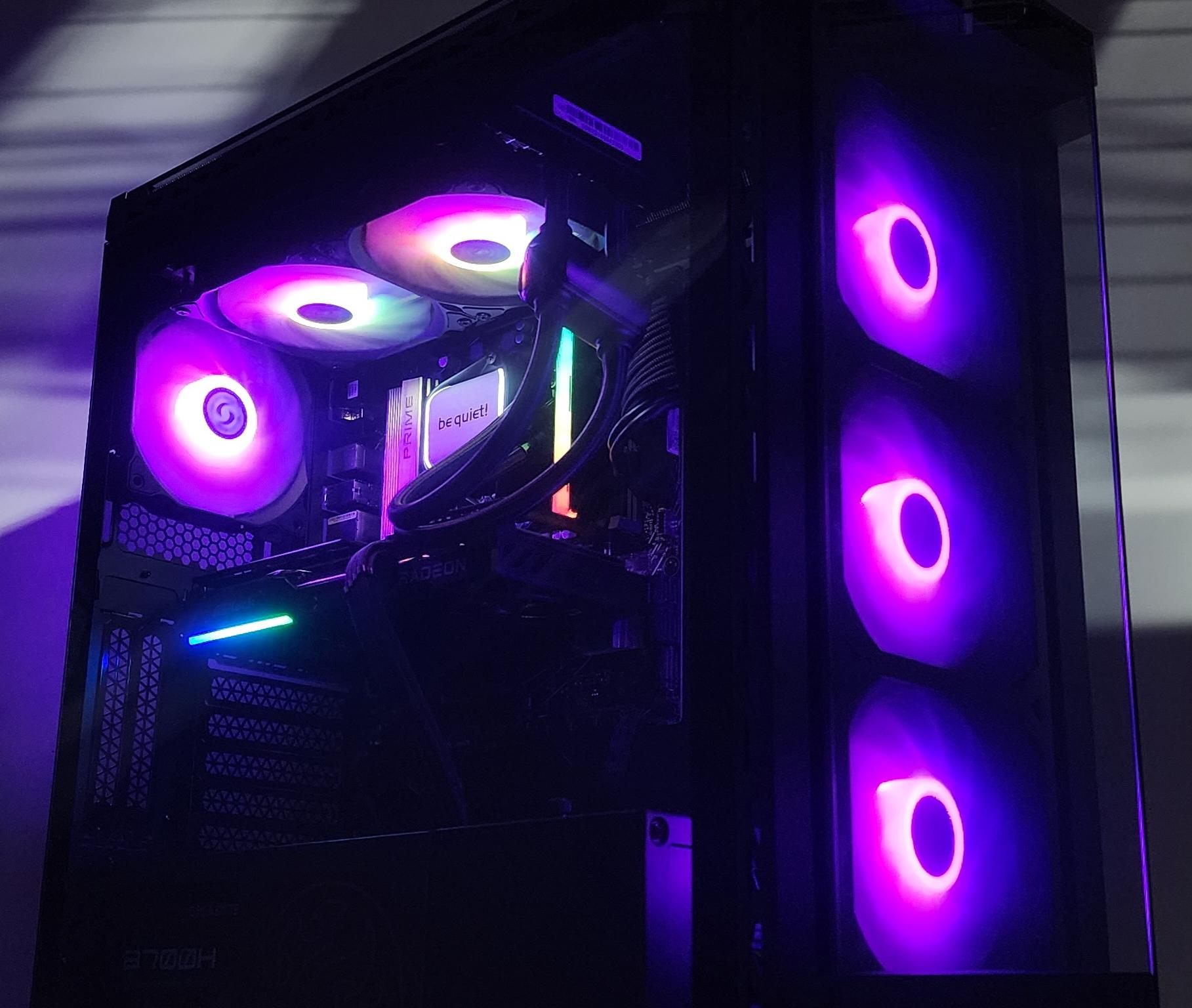 Gaming PC Ryzen 7 7800X3D 16GB RAM 1TB SSD RX 9060 XT 16GB Windows 11 Computer