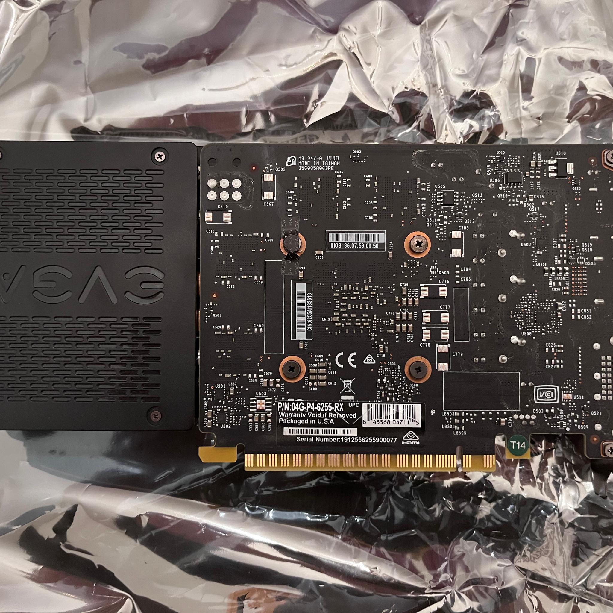 EVGA GeForce GTX 1050 Ti - Bus Powered
