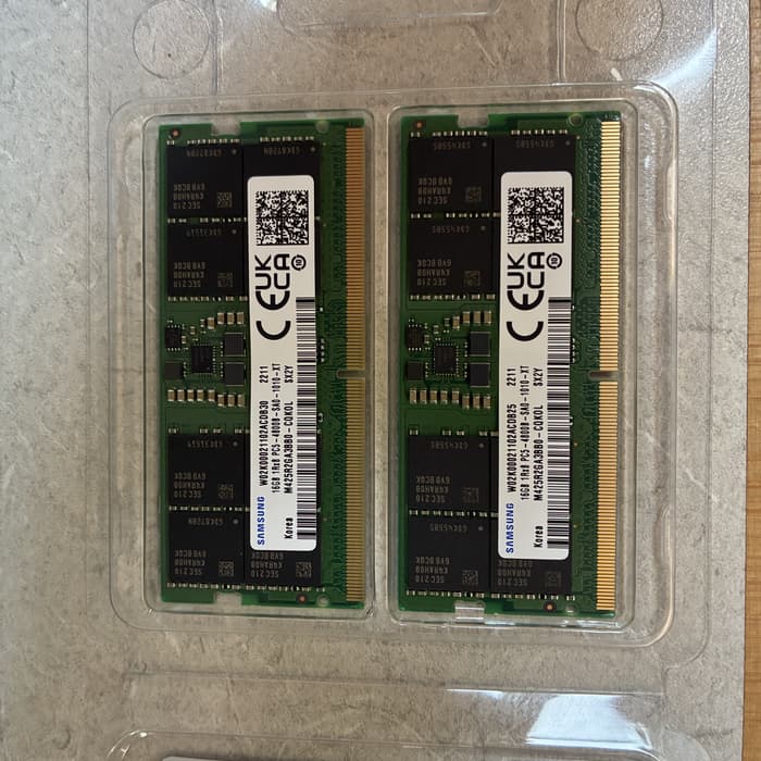 DDR5 SODIMM 2x16GB RAM, 4800MT/s