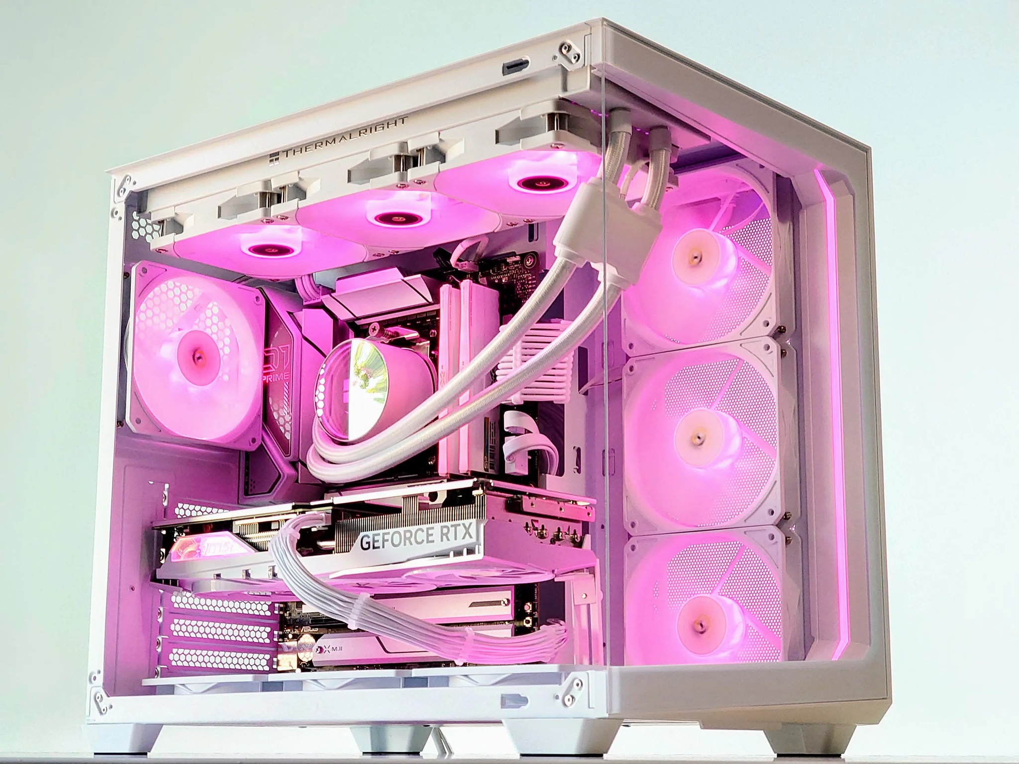 🌬️🧊🐧🥶Iceberg||💧Liquid Cooled Gaming PC❄️Nvidia RTX 4070 Ti 12GB❄️AMD Ryzen 7 7700❄️32GB DDR5❄️ 2TB