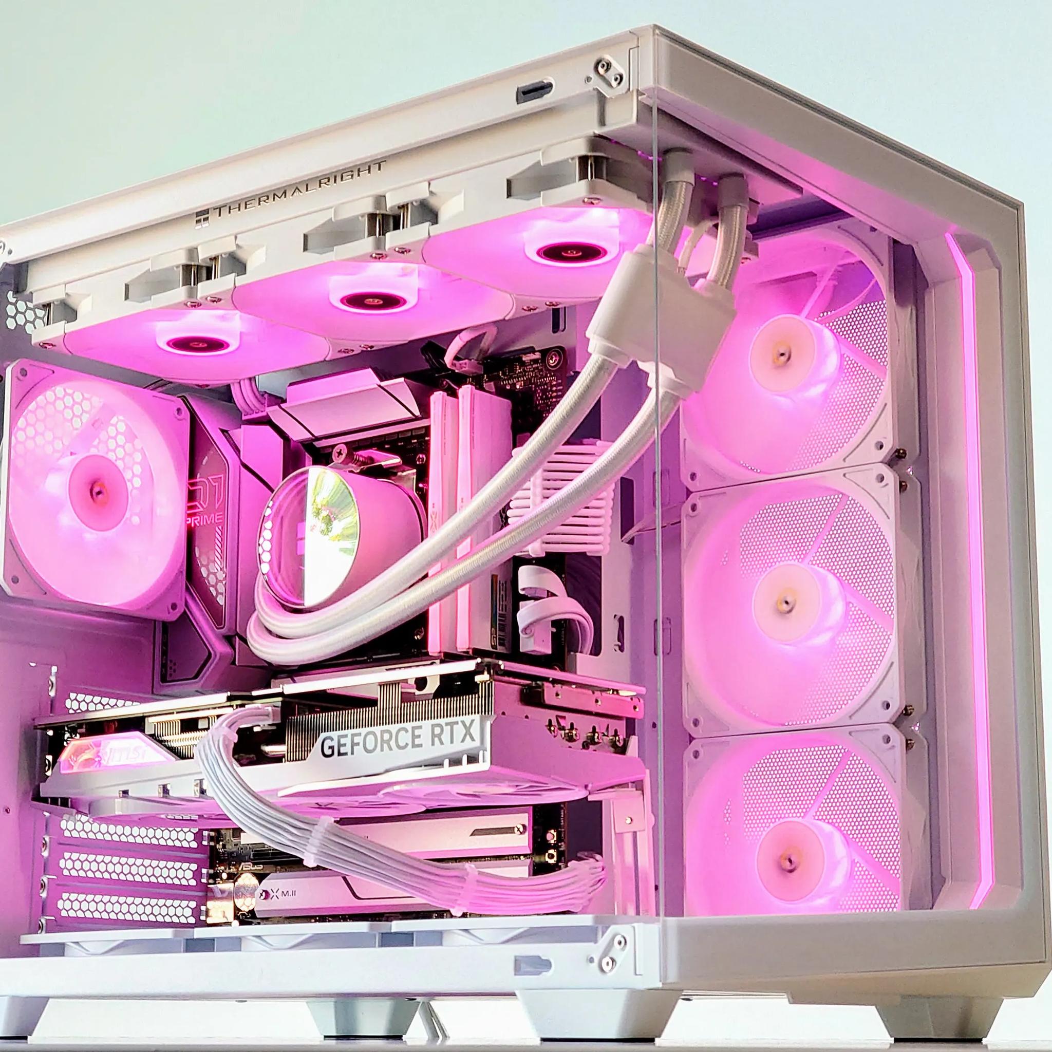 🌬️🧊🐧🥶Iceberg||💧Liquid Cooled Gaming PC❄️Nvidia RTX 4070 Ti 12GB❄️AMD Ryzen 7 7700❄️32GB DDR5❄️ 2TB