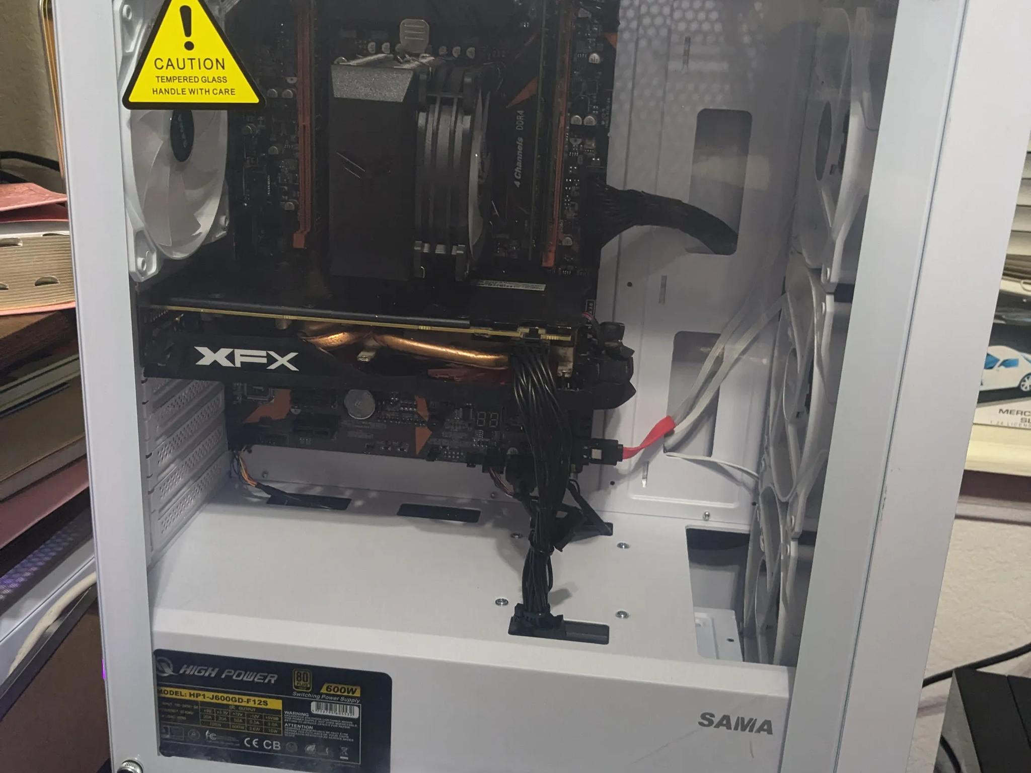 FREE SHIP|| 6 Core Intel Xeon, 16GB RAM, RX 470 4GB, 512GB SSD, Win10, RGB, Wifi