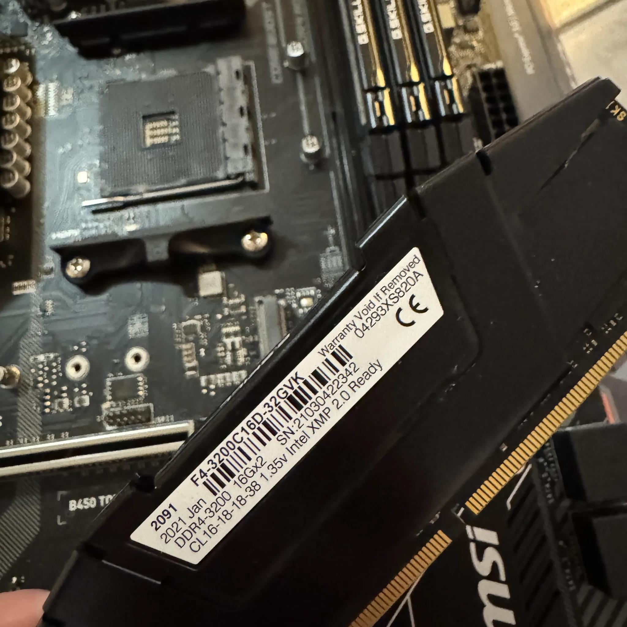 5800x COMBO - MSI B450 Tomahawk MAX II, DDR4 64GB 3200