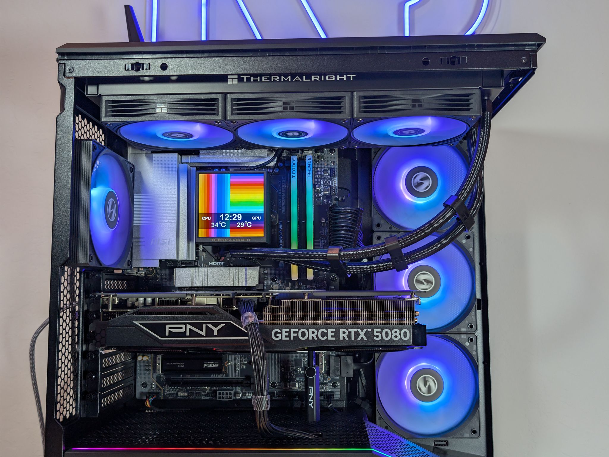 GeForce RTX 5080 Custom Gaming PC - Ryzen 7 9850X3D, 32GB RAM