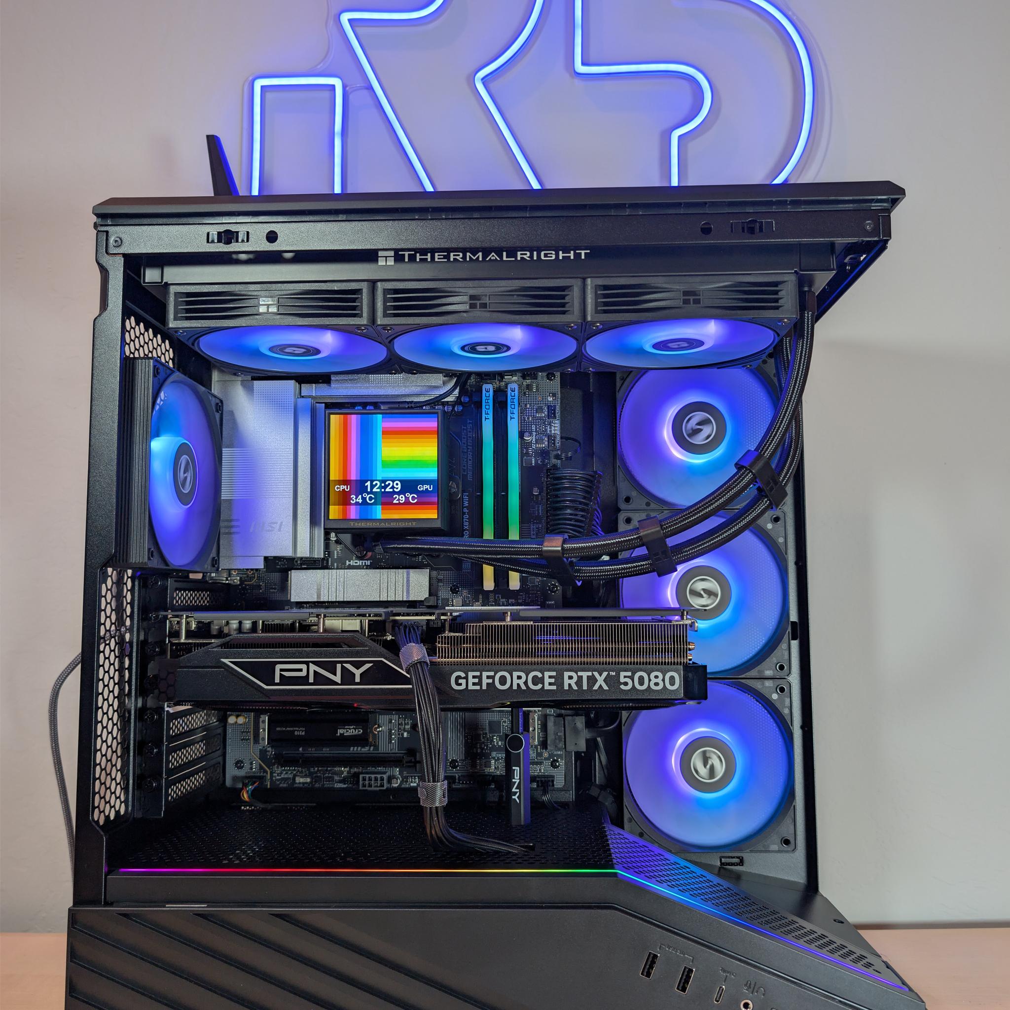 GeForce RTX 5080 Custom Gaming PC - Ryzen 7 9850X3D, 32GB RAM