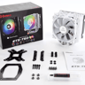 Enermax ETS-T50 AXE Addressable RGB CPU Air Cooler - White + LGA 1700 Bracket