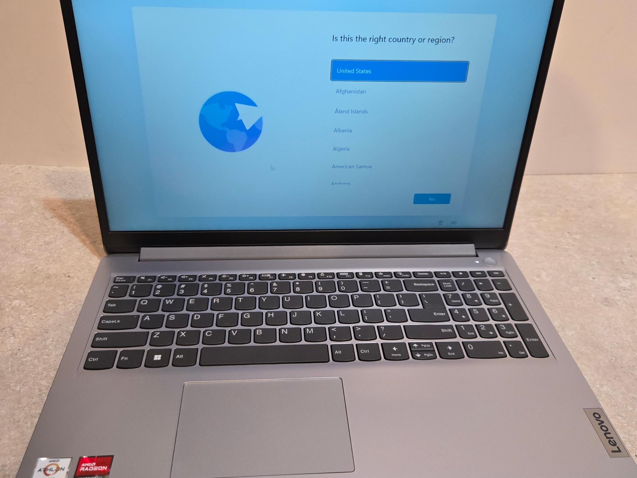 Lenovo ideapad 1 Laptop - 15.6" HD - AMD Athlon - 128GB - Model 15AMN7