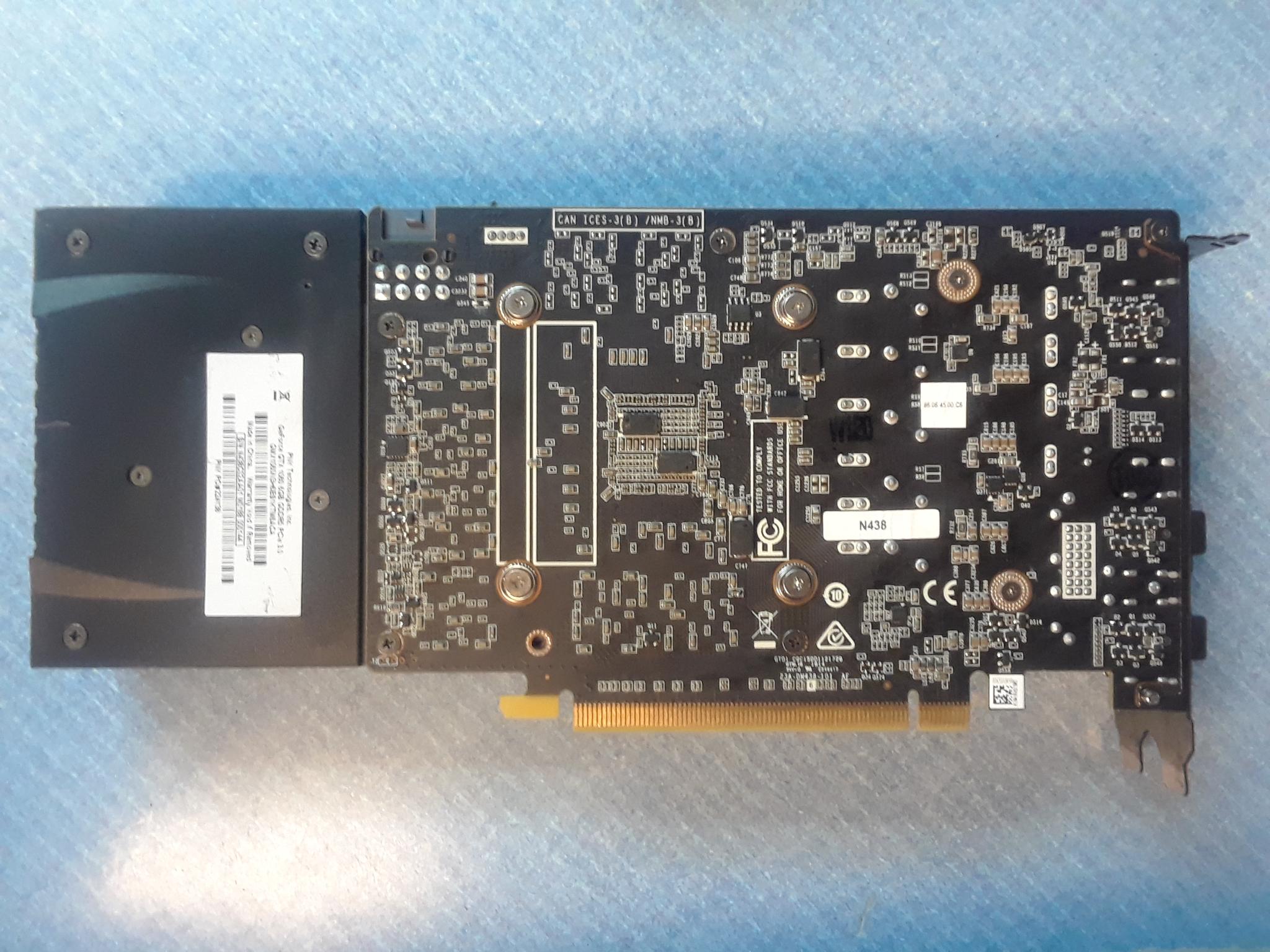 PNY Geforce GTX 1060 graphics card 6GB memory