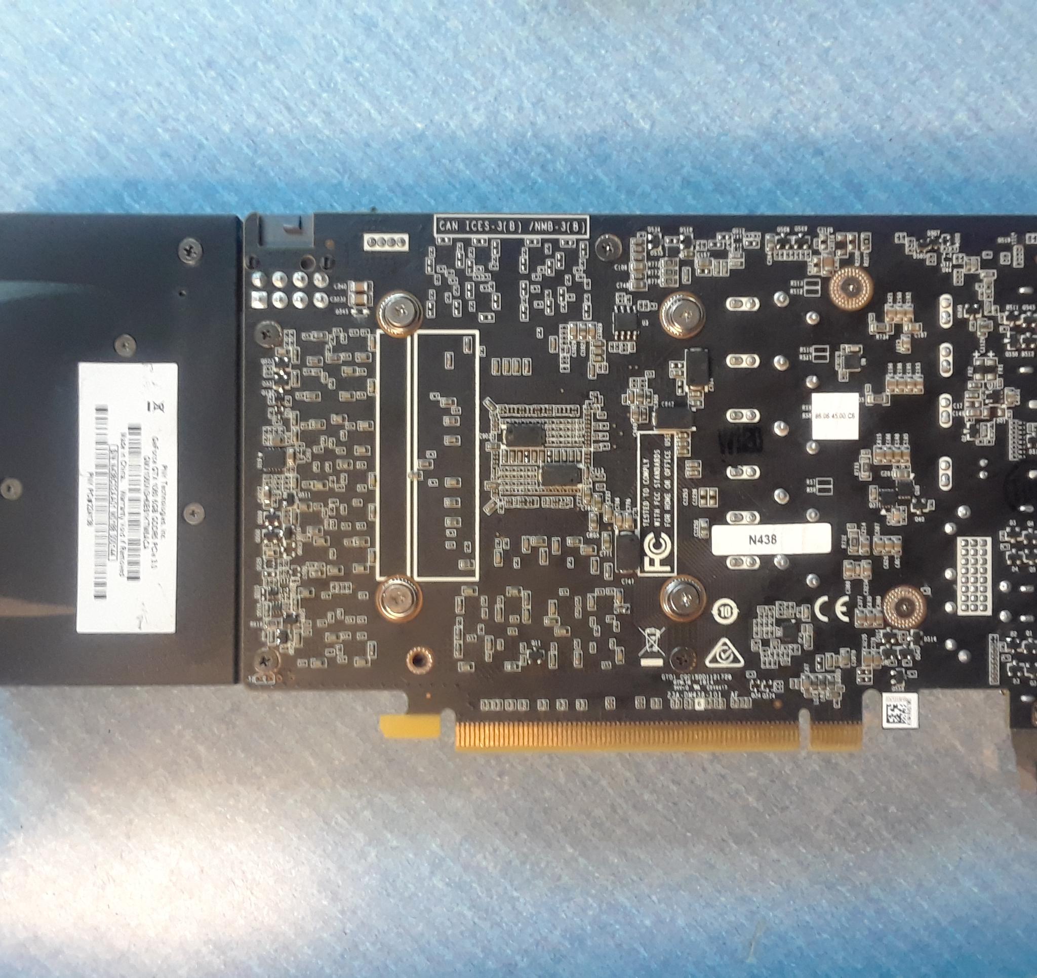 PNY Geforce GTX 1060 graphics card 6GB memory