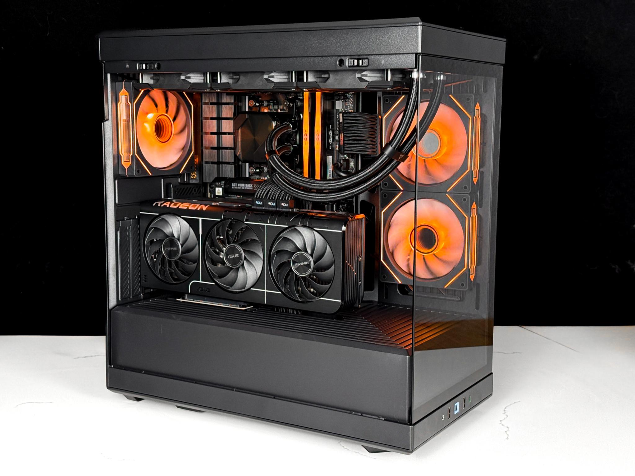 Blackout High-End Gaming PC – Ryzen 7 7800X3D, RX 9070XT, 64GB DDR5, 2TB NVMe SSD
