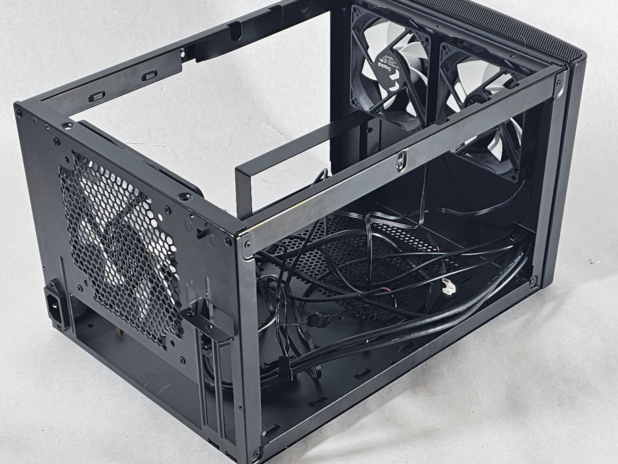 Black ITX PC Case w/ 3 Fans