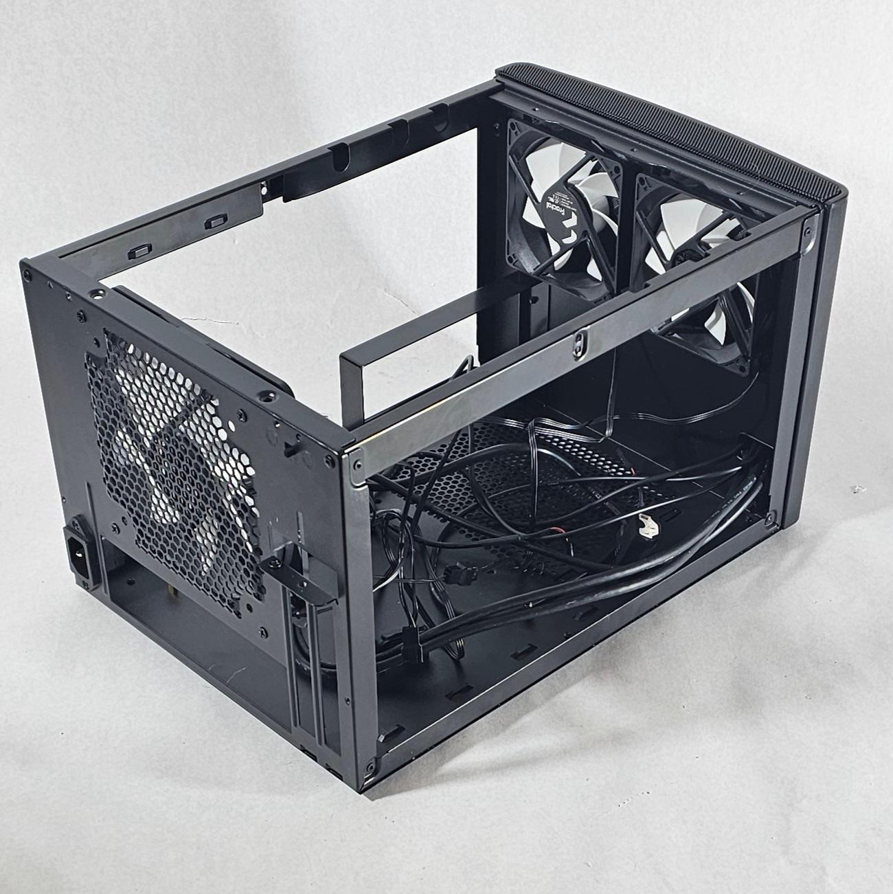Black ITX PC Case w/ 3 Fans