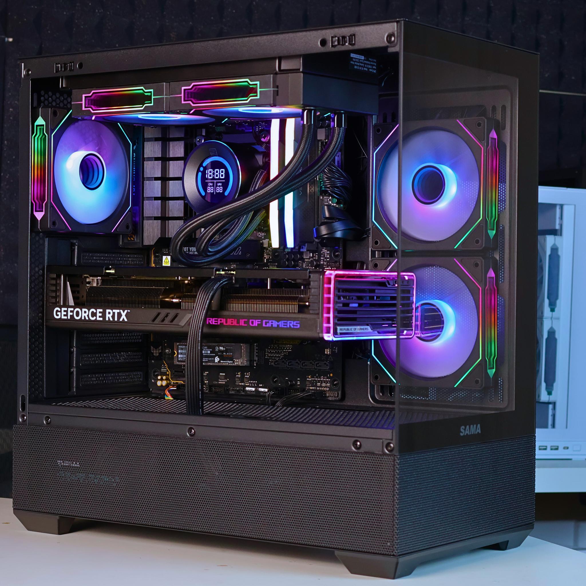 ⚫ Ryzen 5 9600X/RTX 4070 12GB Gaming/Streaming PC ⚫