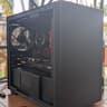 Obsidian Flame - ITX Build i7 9700k, RX 6600 XT, 16GB RAM, 512GB NVMe SSD, 1TB HDD, AIO