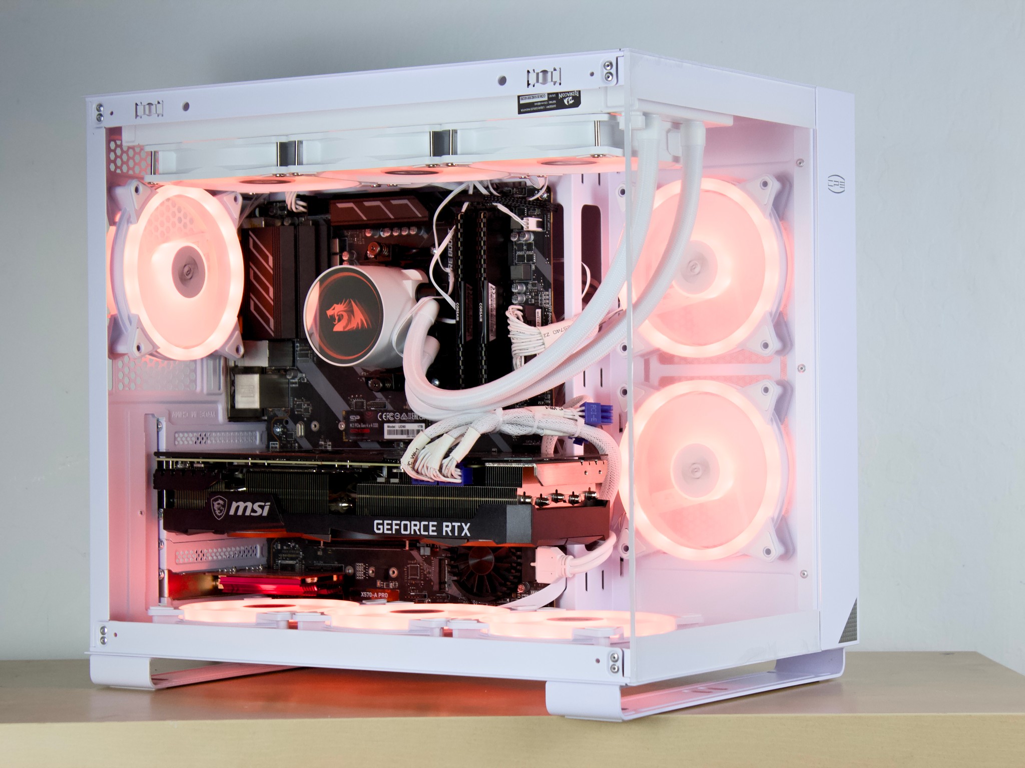 ❄️1440P Powerhouse❄️ - RTX 3080 TI, Ryzen 7 5800X, 32GB RAM, 1TB NVMe - Whiteout/WiFi/ARGB