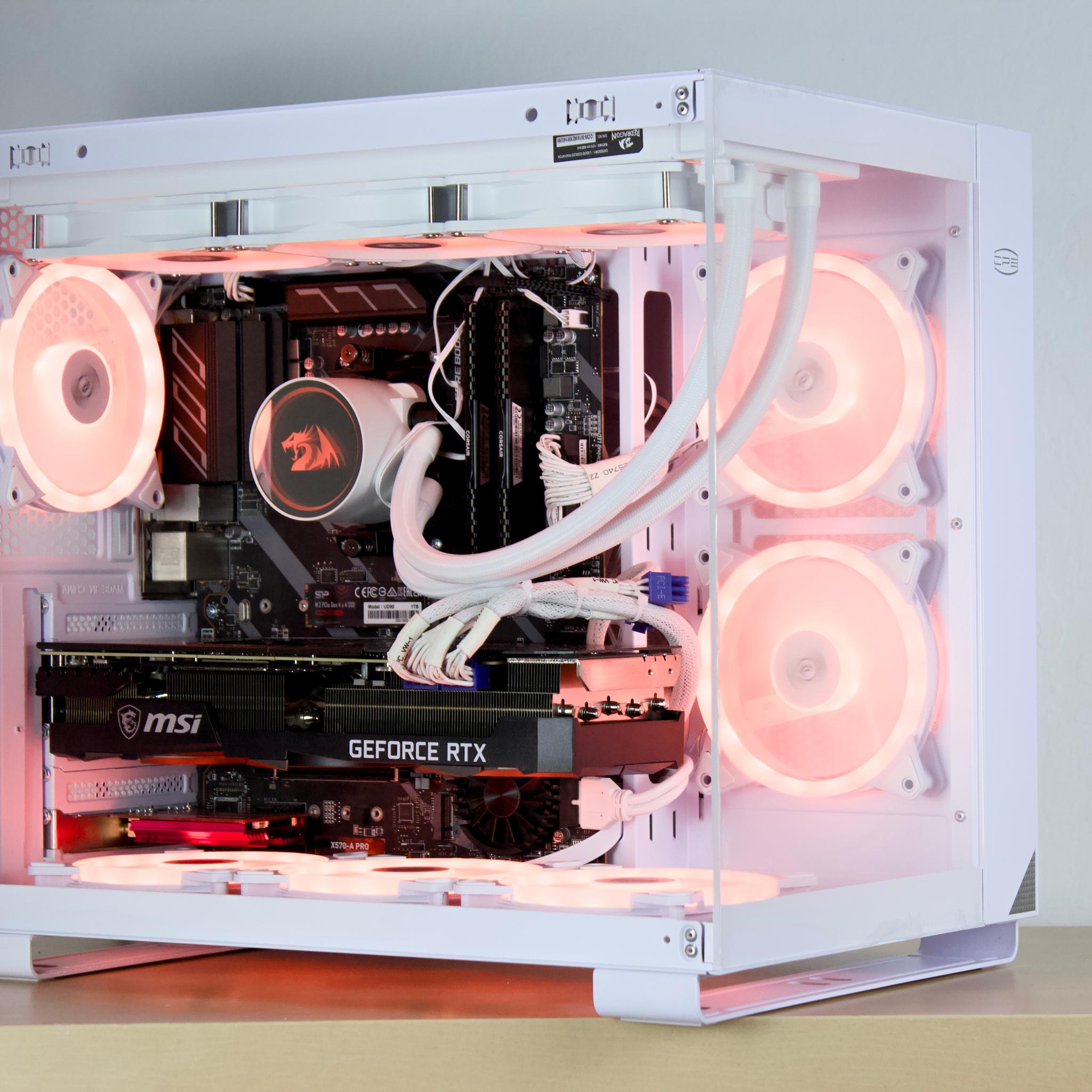❄️1440P Powerhouse❄️ - RTX 3080 TI, Ryzen 7 5800X, 32GB RAM, 1TB NVMe - Whiteout/WiFi/ARGB